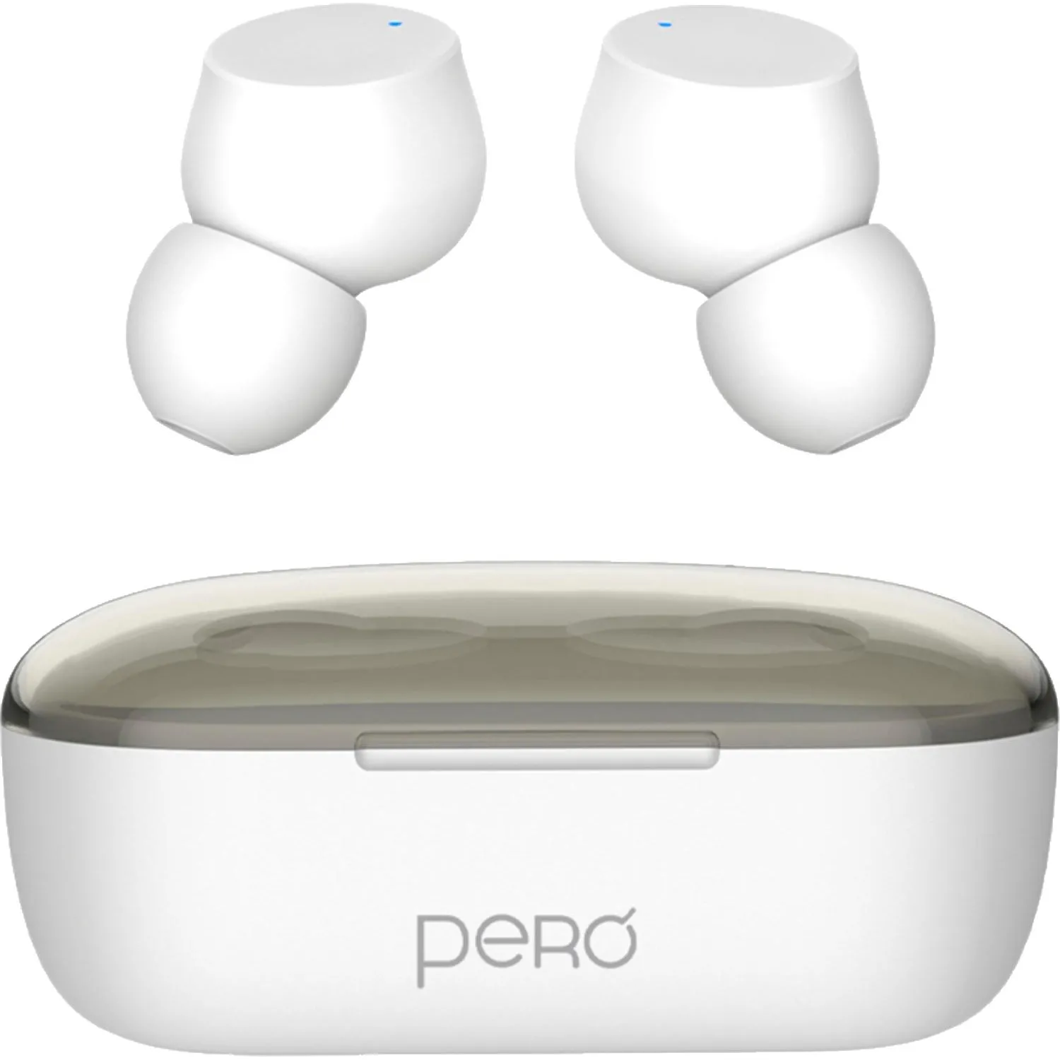 Наушники Pero TWS07 Invisible White, bluetooth - фото 2