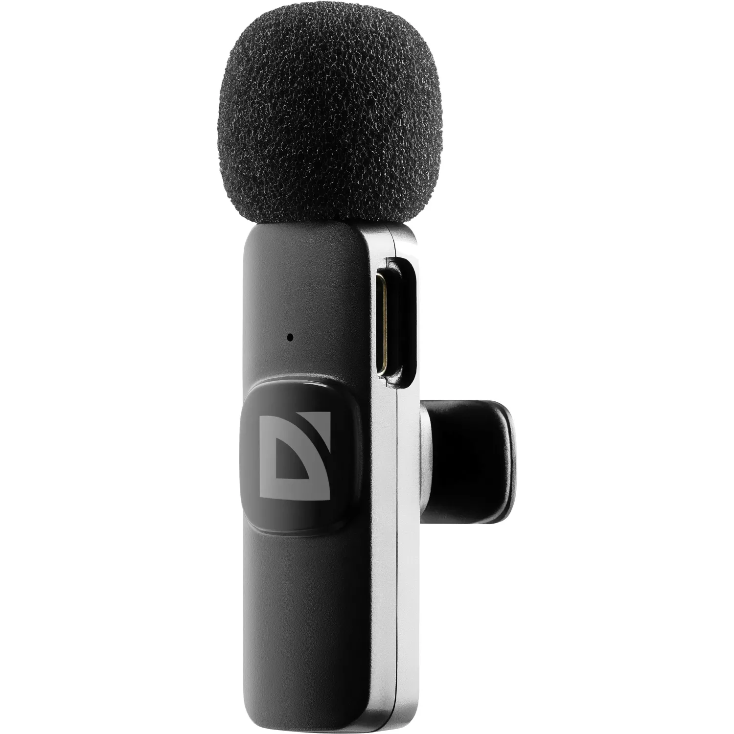 Микрофон Defender Talky-137 wrls, петличный, черный, на прищепке, 1шт - фото 1