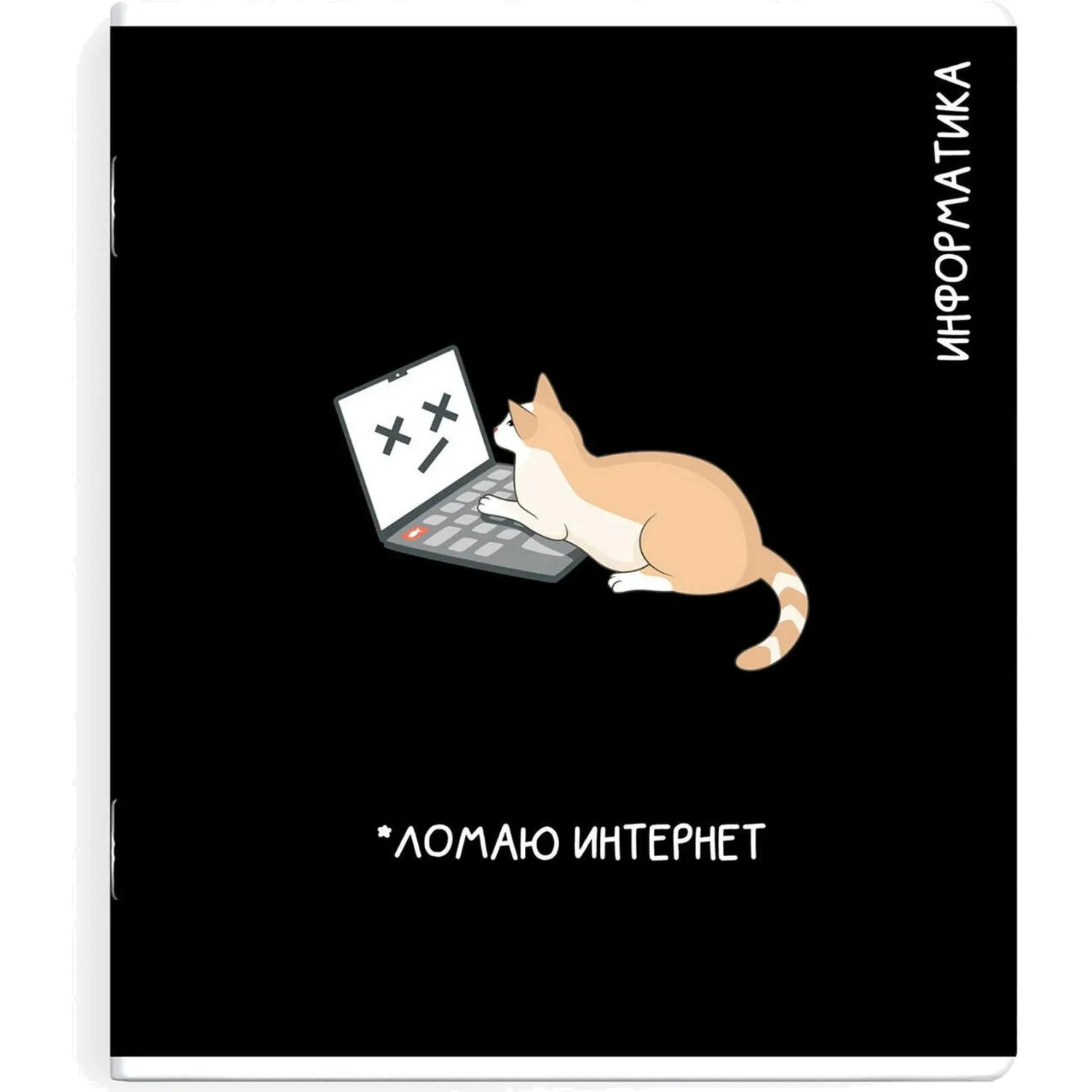 Тетрадь предметнaя ИНФОРМАТИКА 'КОТЫ МЕМЫ' 48 л, А5+,клетка,справ.инф/69827 - фото 1