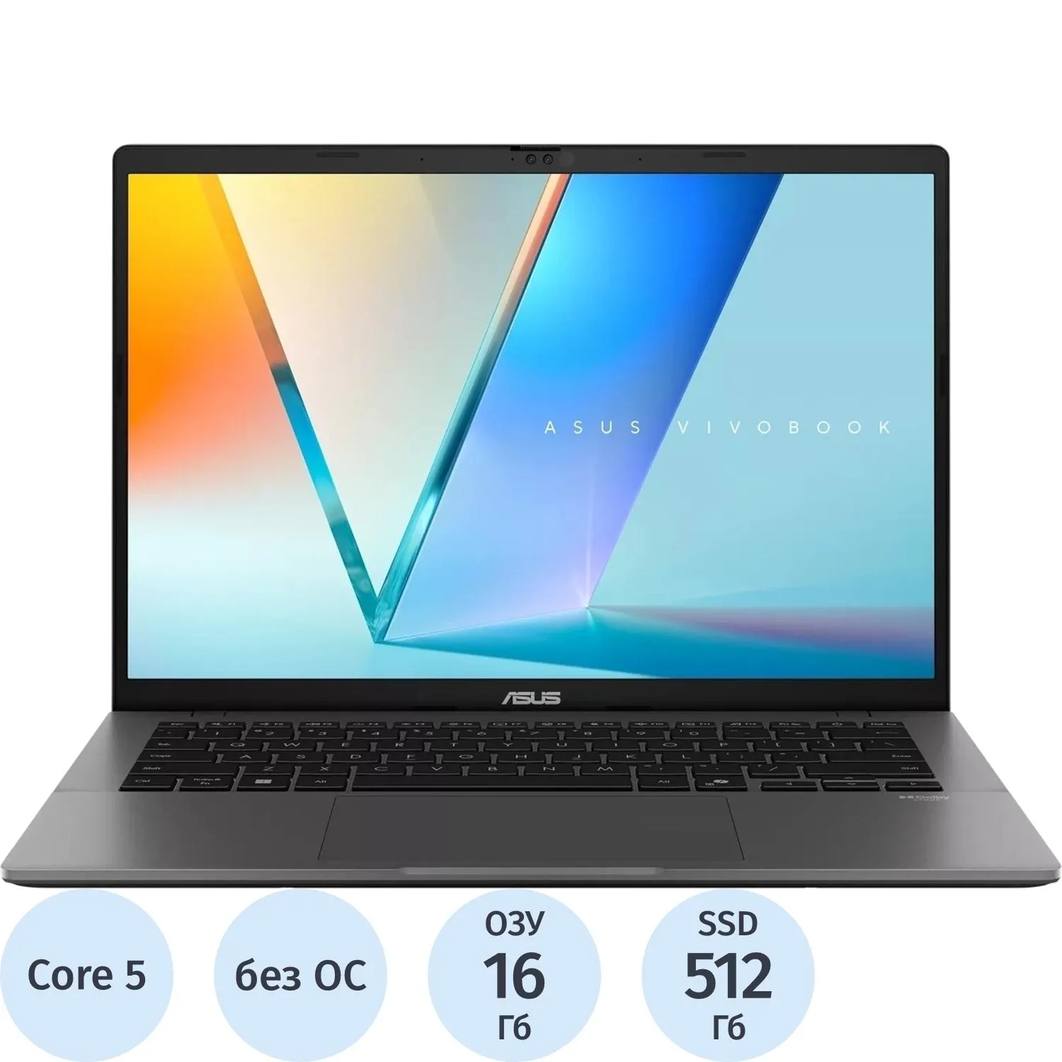 Ноутбук Asus S14 S3407-LY084(90NB1682-M00720)Core 5-210H/16Gb/512Gb/14/NoOS - фото 1