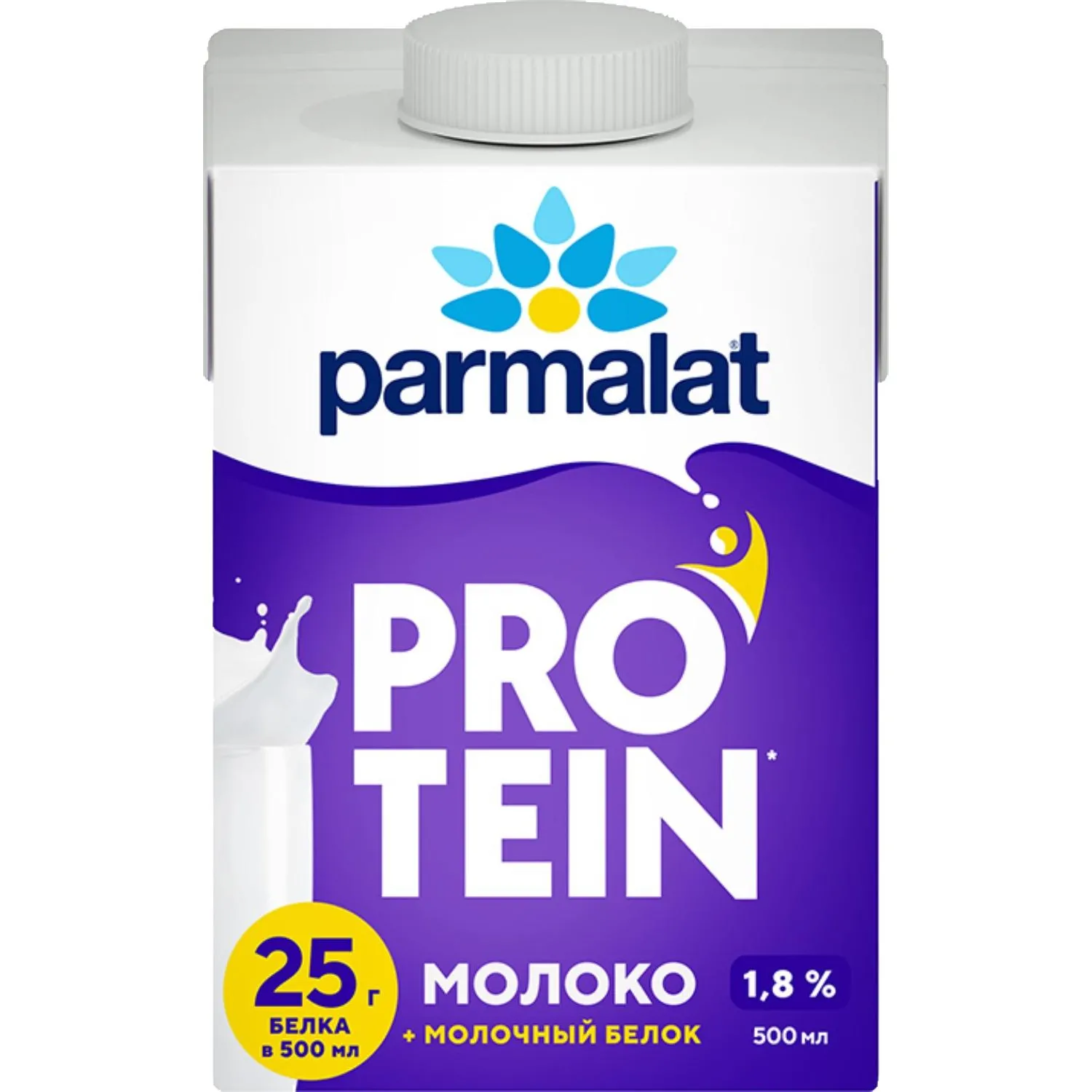 Молоко питьевое Parmalat Protein у/паст, 1,8%, 0,5л - фото 4