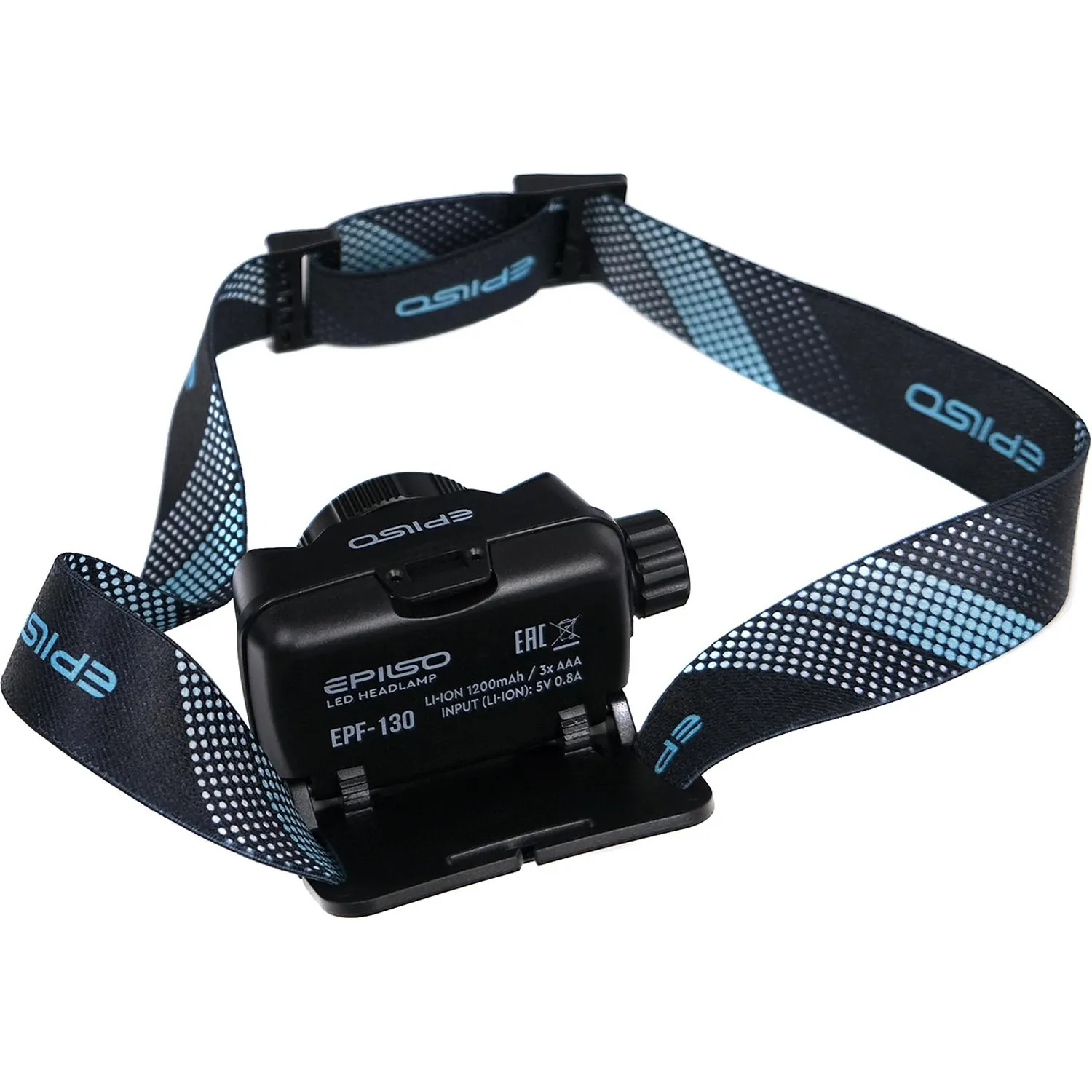 Фонарь EPILSO EPF-130 (налобный, CREE XPG 5W + 2COB, аккум. 1200mAh / ААА) - фото 5