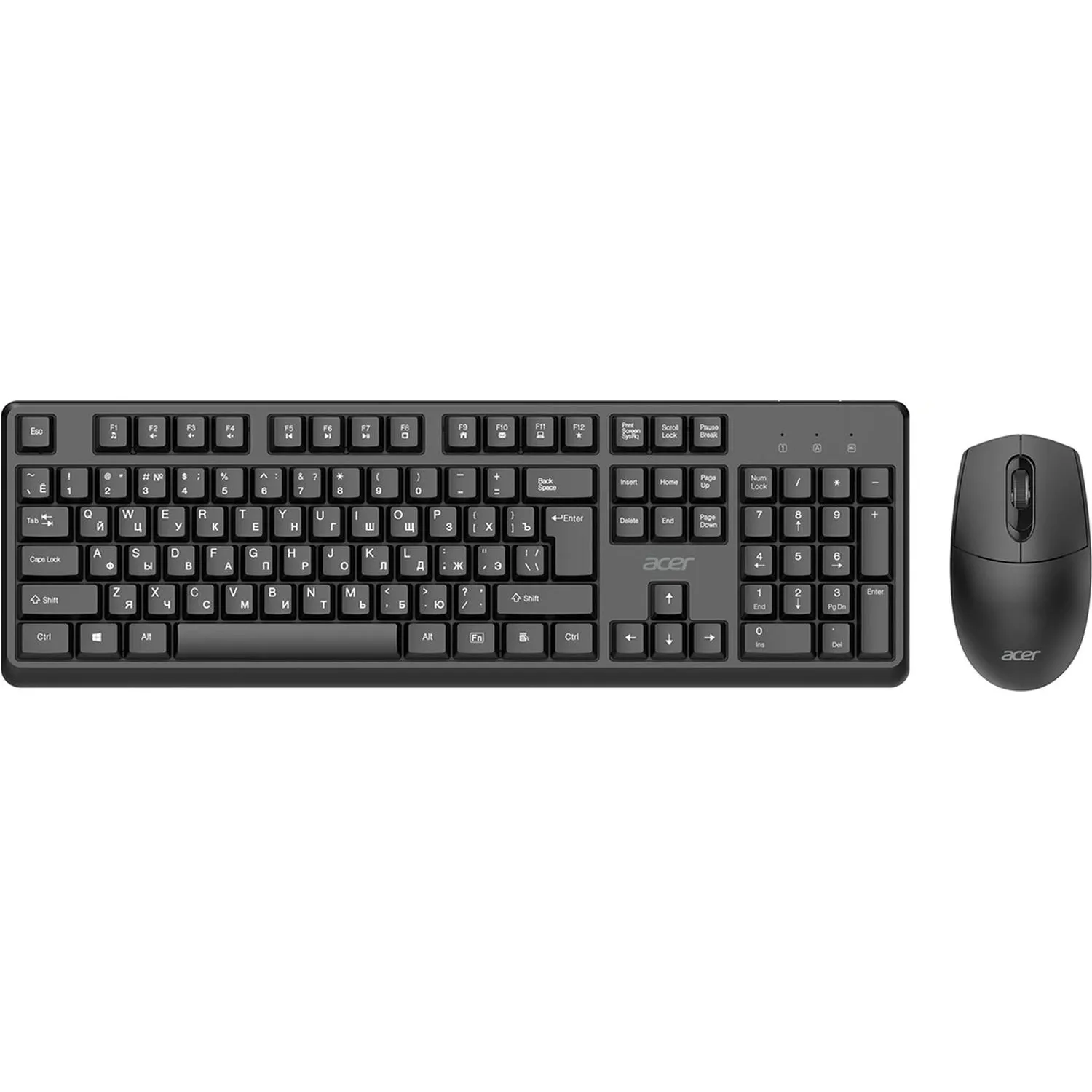 Набор клавиатура+мышь Acer OCC501,черный,USB Multimedia(ZL.ACC11.00H) - фото 1