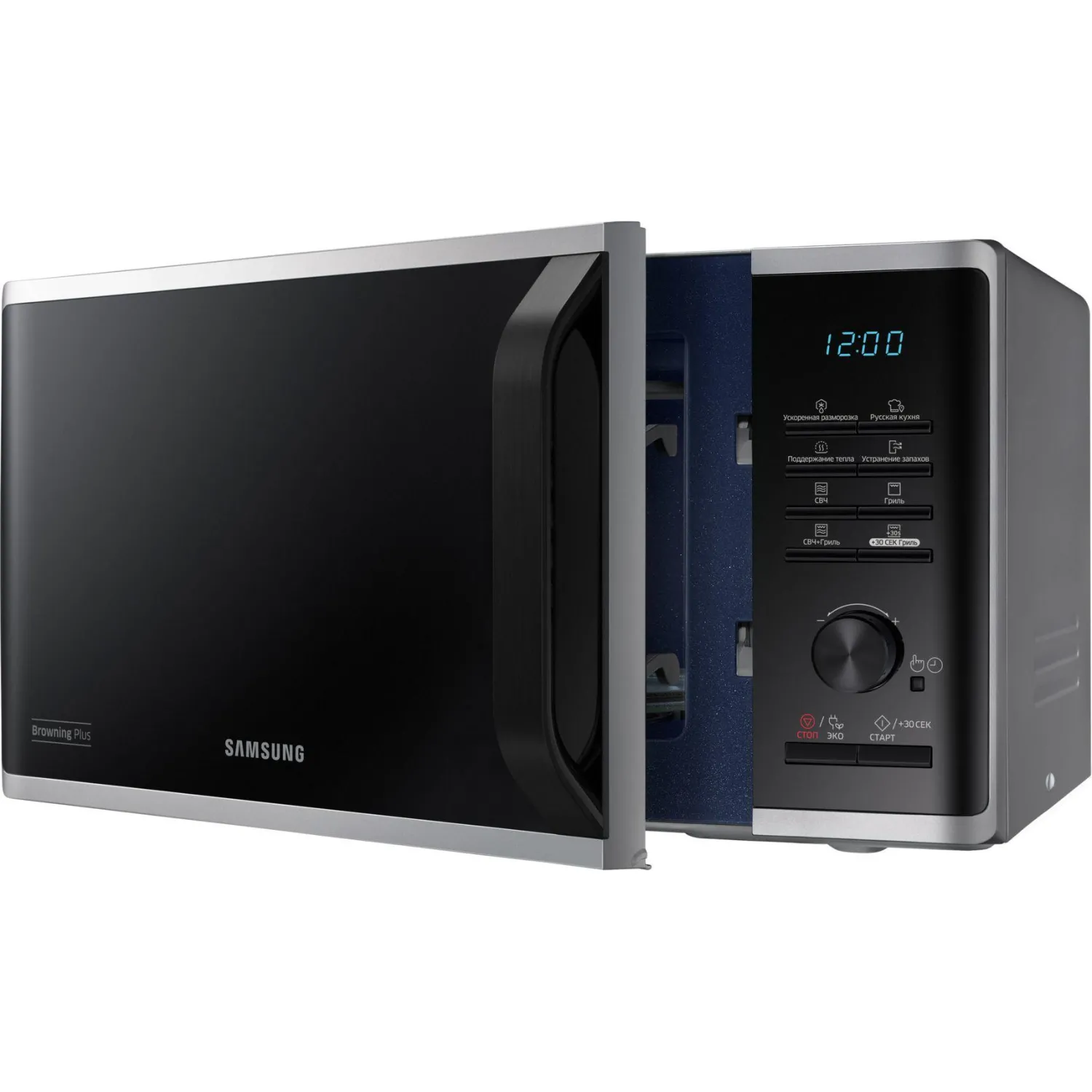 Микроволновая печь Samsung MG23K3515AS/BW - фото 4