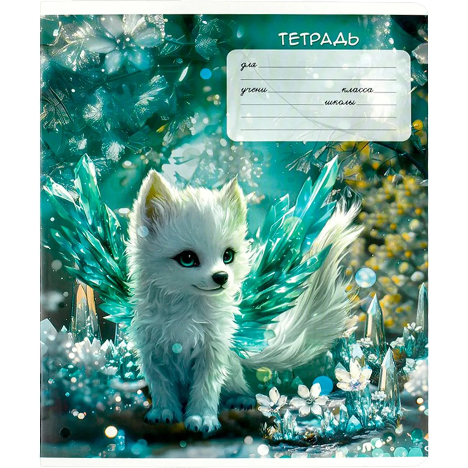 Тетрадь 12 л клетка СКАЗОЧНЫЕ ЖИВОТНЫЕ А5+,в ассортименте /68524 - фото 2