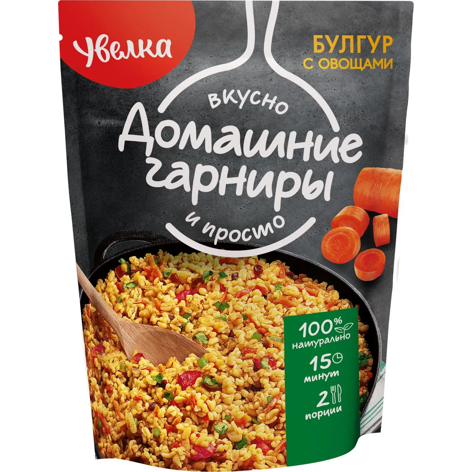 Булгур с овощами Увелка, 150г - фото 1