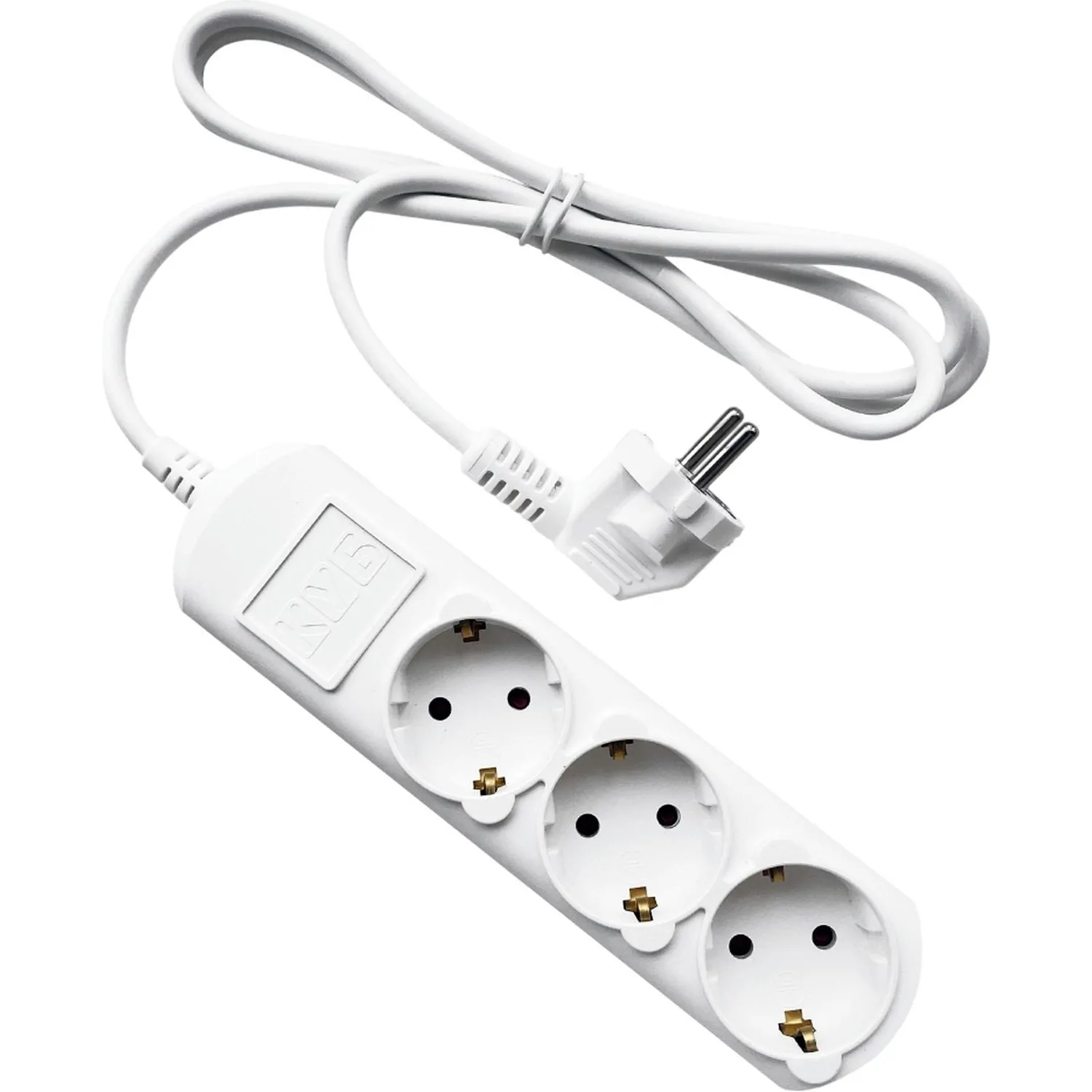 Удлинитель Power Cube 3р/3м без выкл 16А бел (PC-4-3M) - фото 6