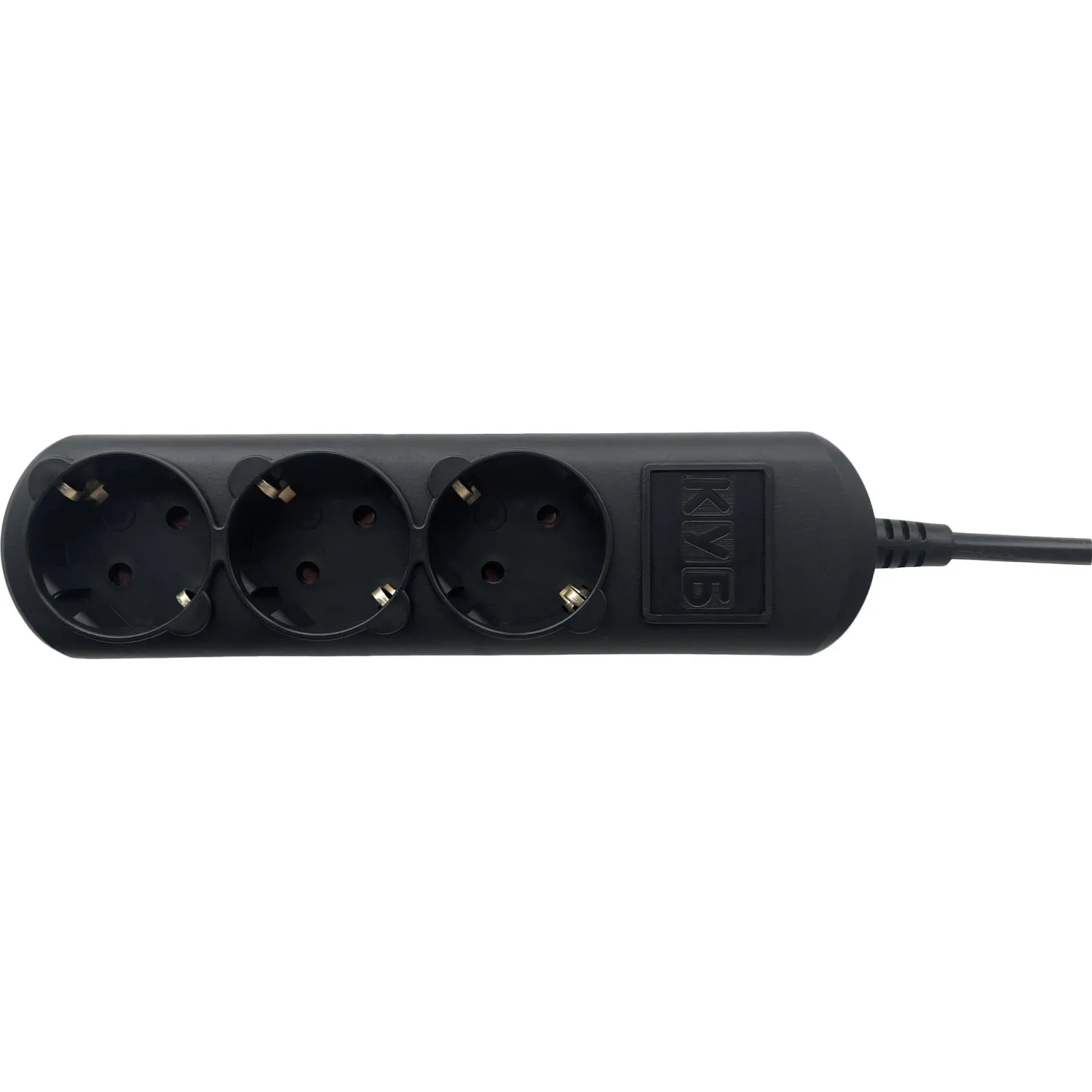 Удлинитель Power Cube 3р/3м без выкл 16А черн (PC-6B-3M) - фото 2