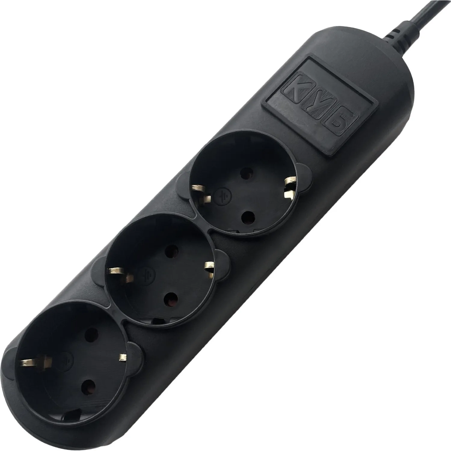 Удлинитель Power Cube 3р/3м без выкл 16А черн (PC-6B-3M) - фото 6