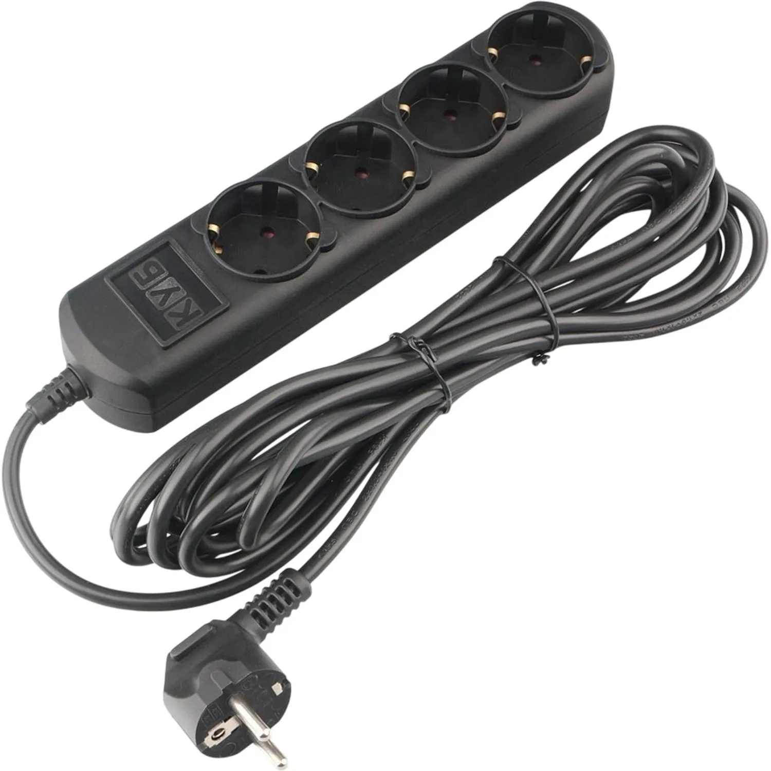 Удлинитель Power Cube 4р/5м без выкл 16А черн (PC-2B-5M) - фото 5