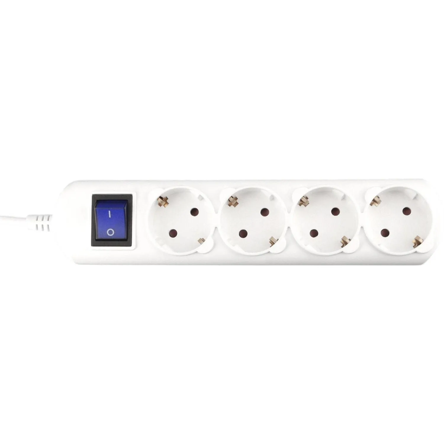 Удлинитель Power Cube 4р/7м с/з с выкл 10А бел (PC-4B-7M) - фото 2