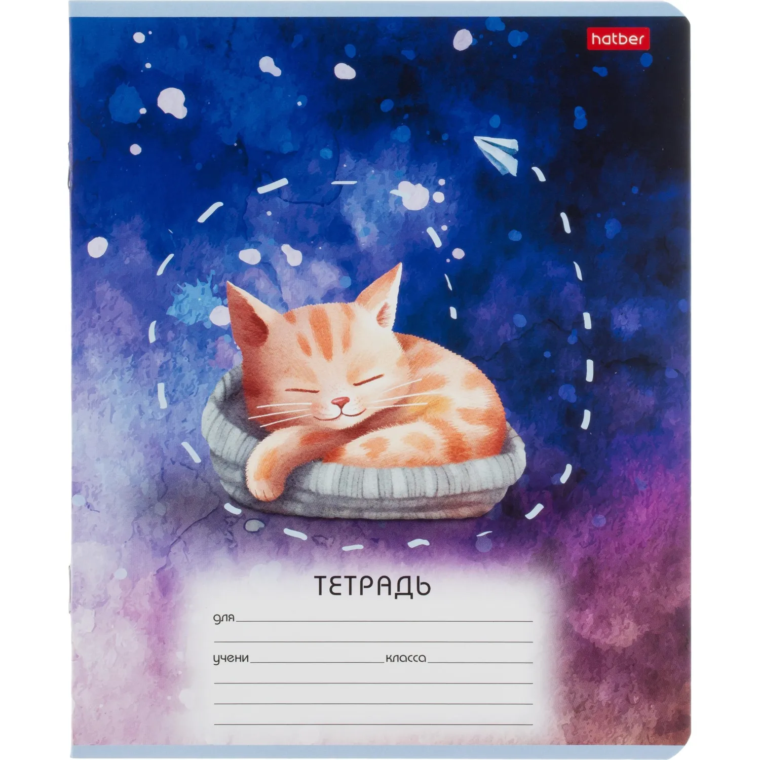 Тетрадь школьн 12л А5ф ЛИНИЯ,скоба,мел.карт,Пушистые сны,ассор,91382 - фото 2