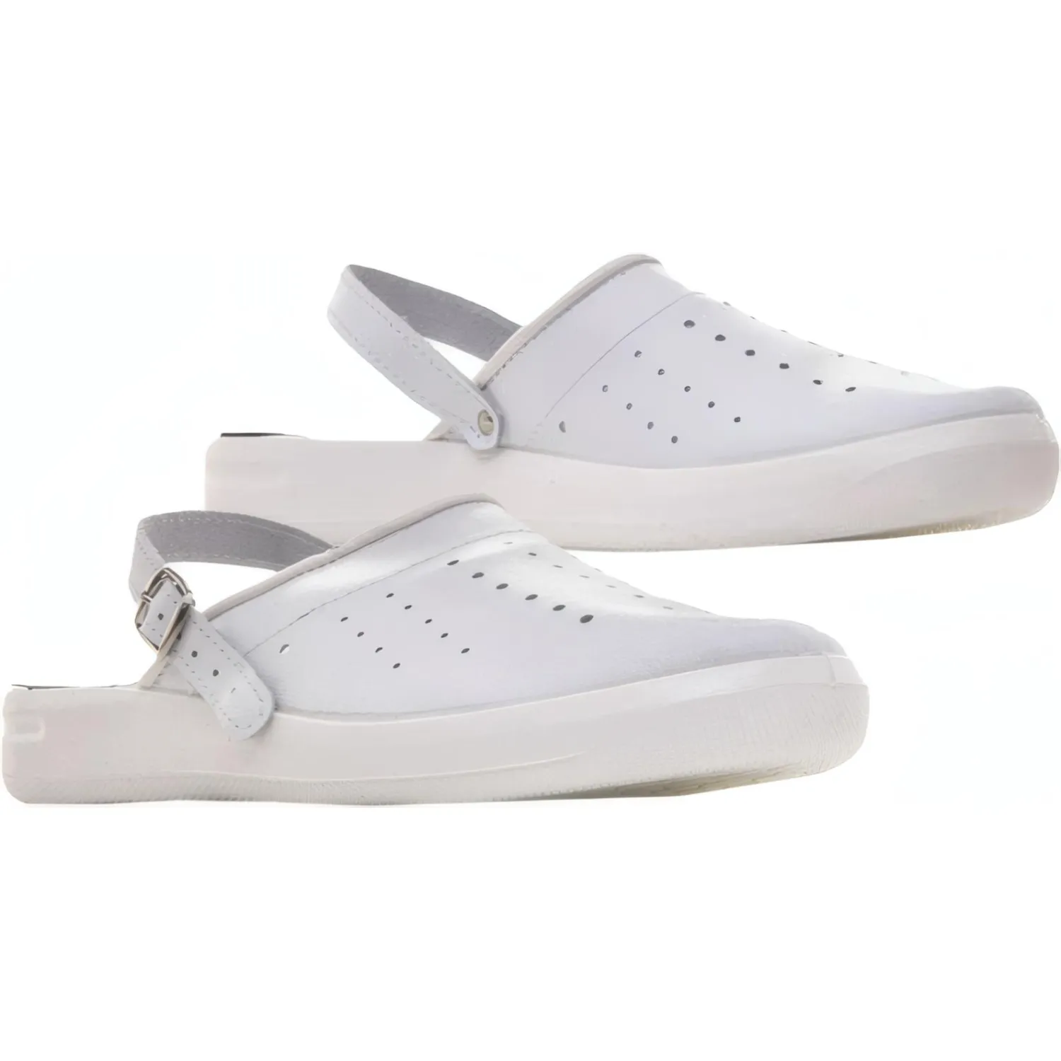 Сабо нат. кожа, белые  ПУ р. 40 (09253) - фото 7