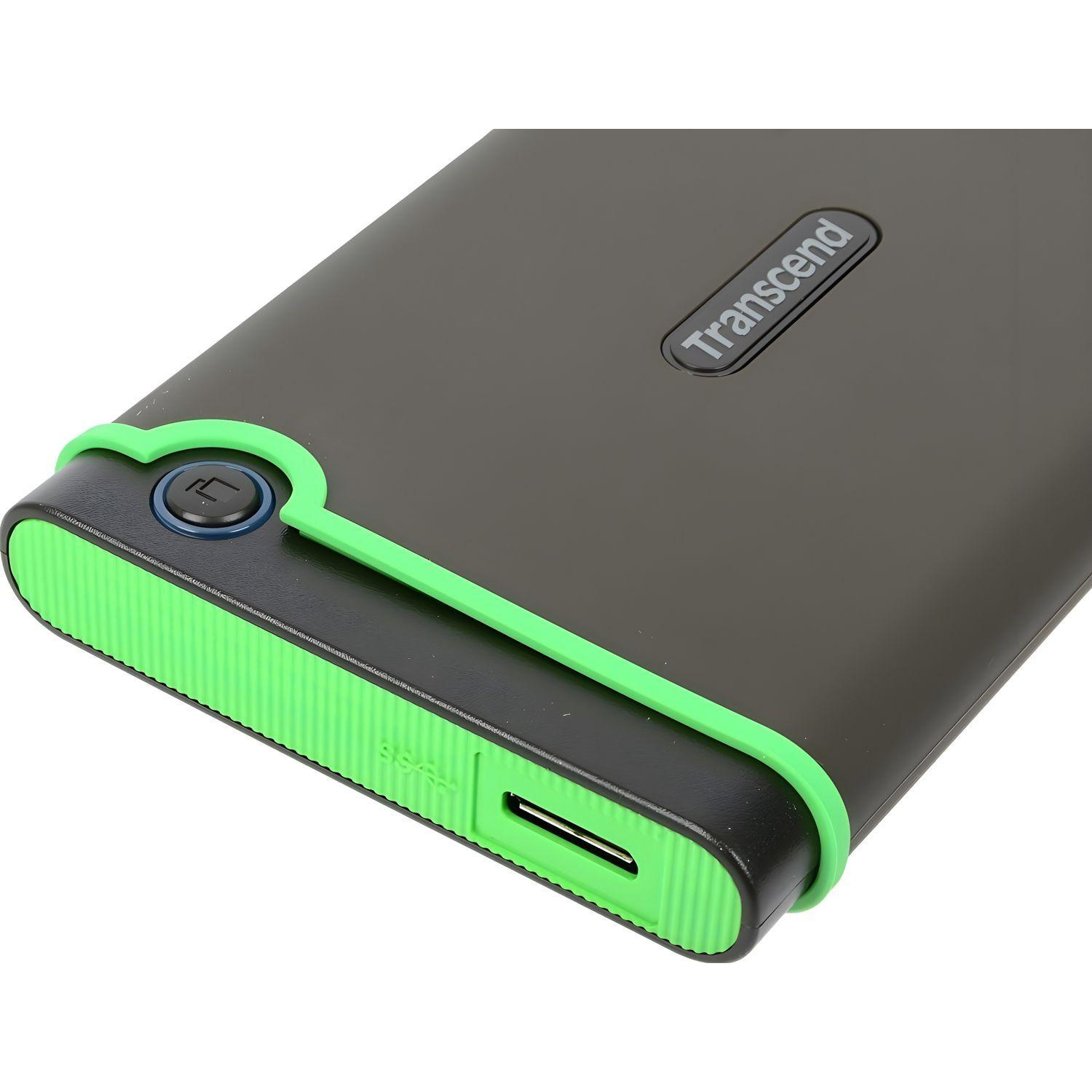 Портативный HDD Transcend StoreJet 25M3 Iron 1Tb 2.5, USB 3.0, TS1TSJ25M3S - фото 2