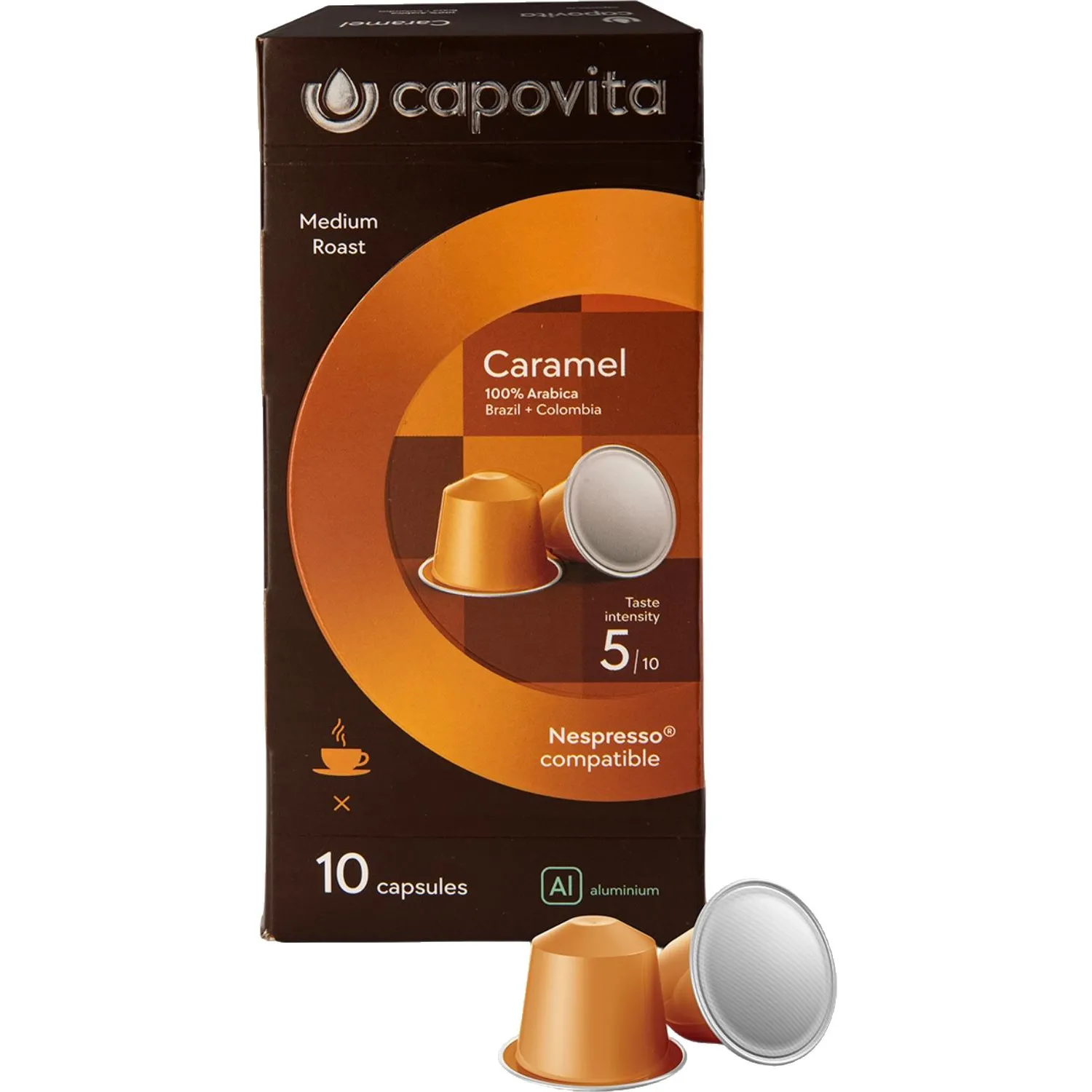 Кофе в капсулах Capovita Caramel Nespresso с ароматом карамели, 10шт - фото 2
