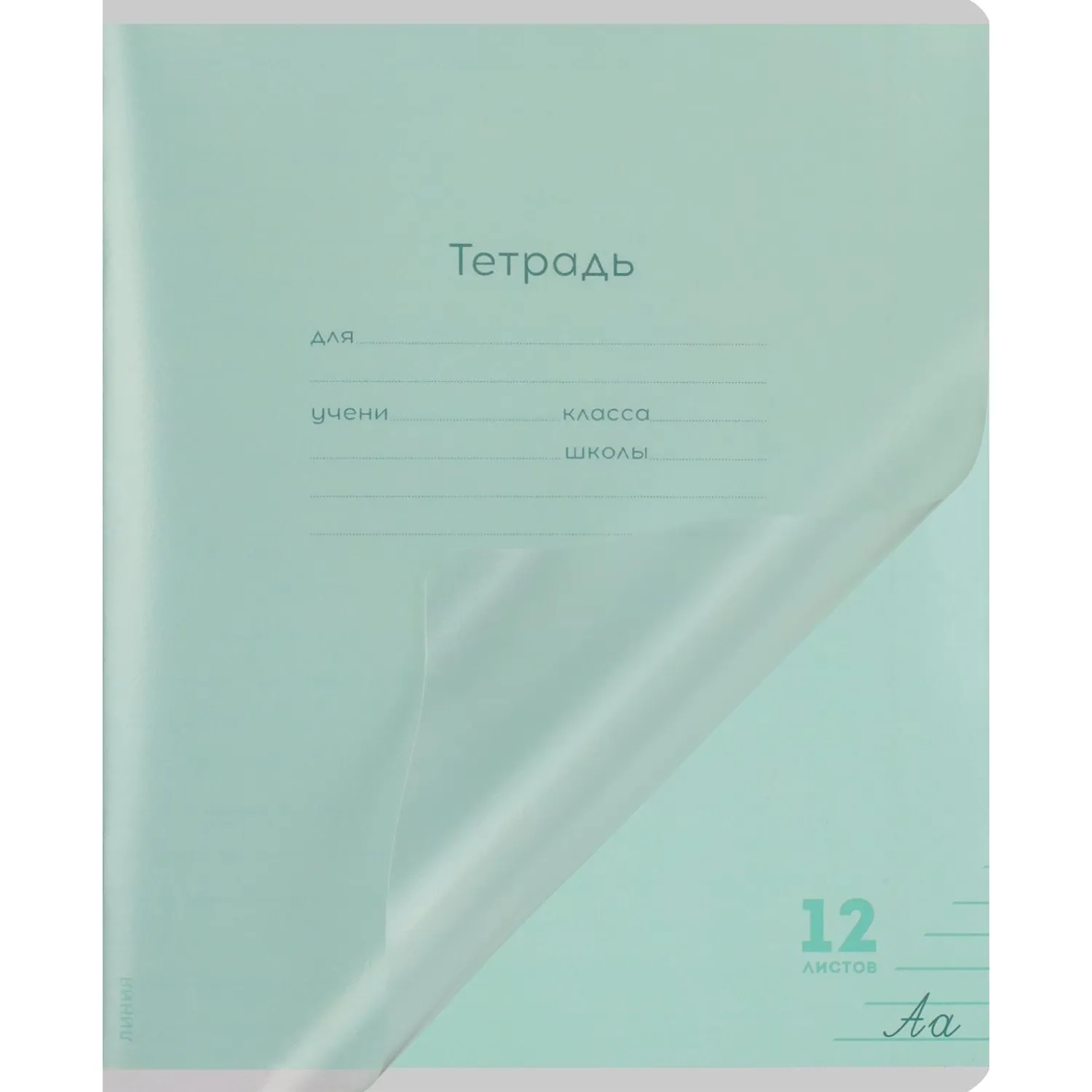 Тетрадь ЛИНИЯ 12л.проз.пласт.обл plastic cover КЛАССИКА NEW ассорти,12-1413 - фото 12