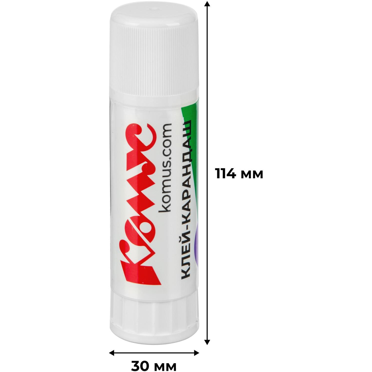 Клей-карандаш 35г КОМУС - фото 6