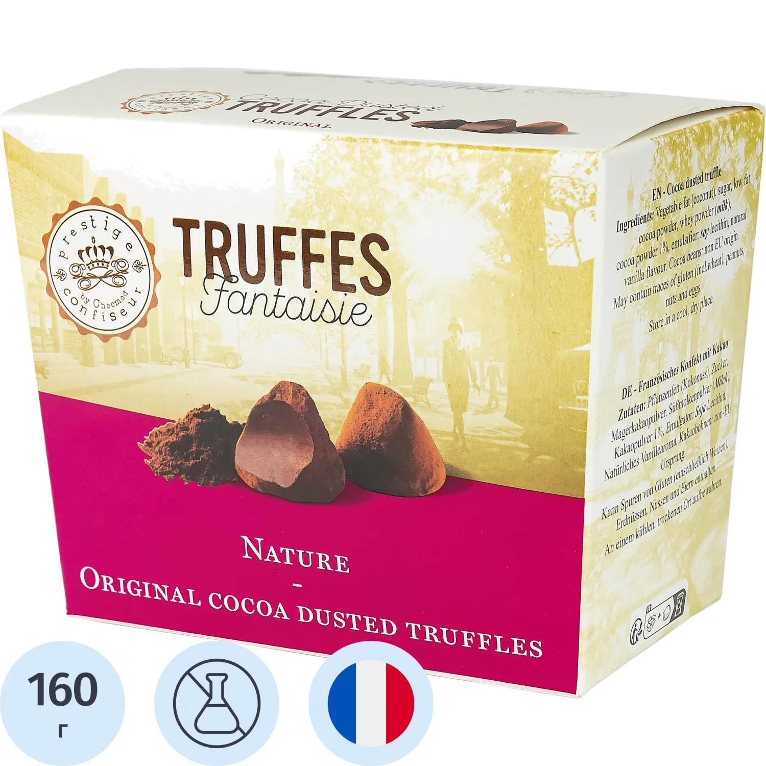 Конфеты трюфели CHOCMOD Fantaisie Nature, 160 г, 60224023 - фото 1