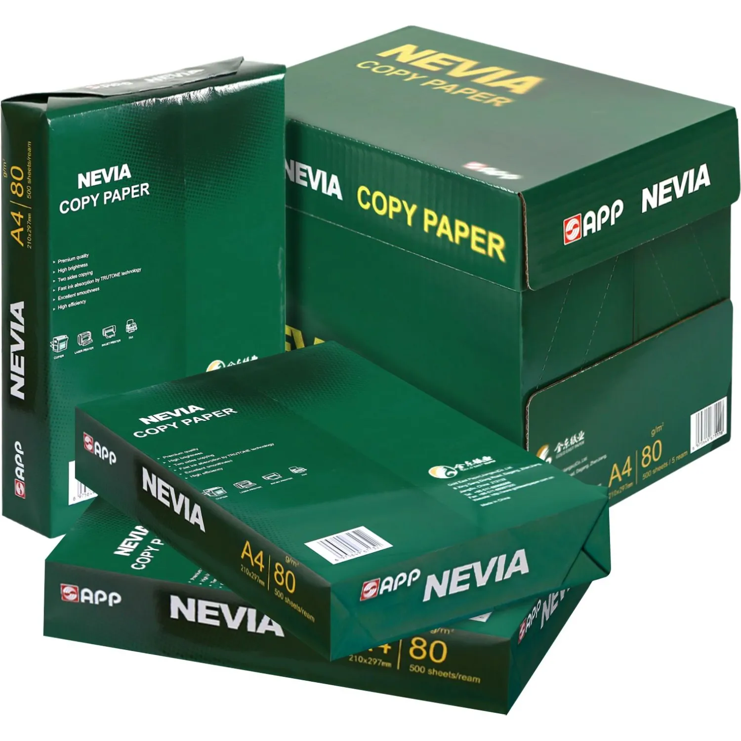 Бумага Nevia Copy Paper (А4, марка В, 80 г/кв.м, 500 л) СПБ - фото 2