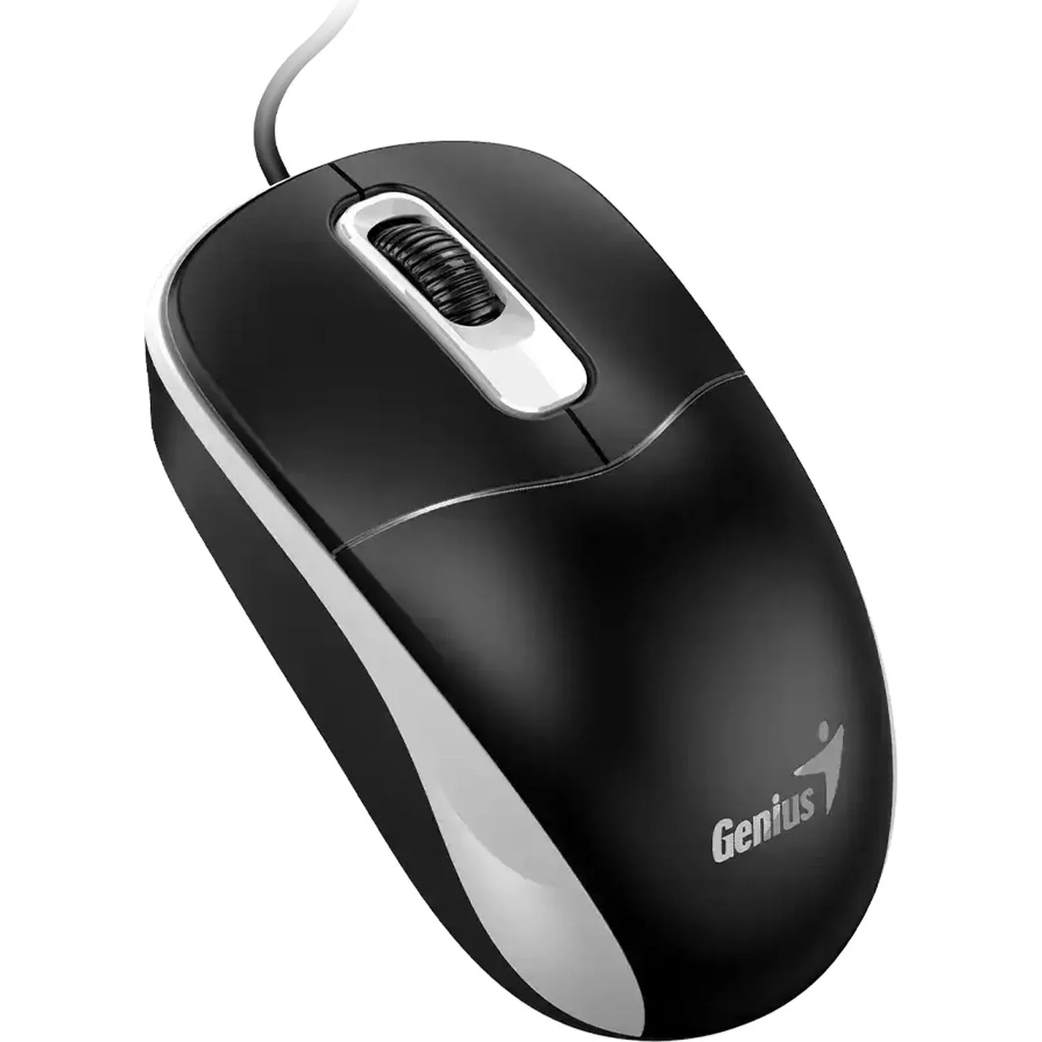 Мышь компьютерная Genius проводная DX-111 черно-серый 31010034401 - фото 4