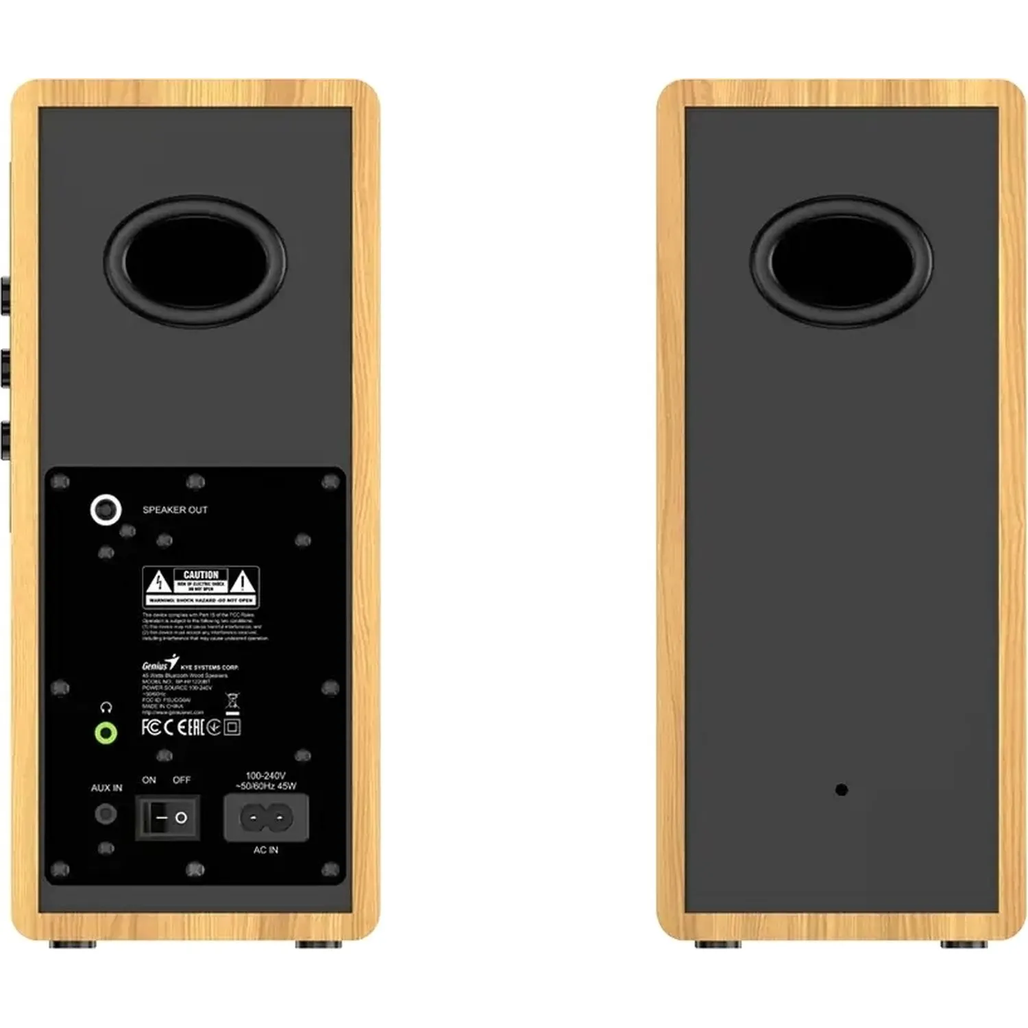 Акустическая система 2.0 Genius SP-HF1220BT Pine Wood 31730059401 - фото 4