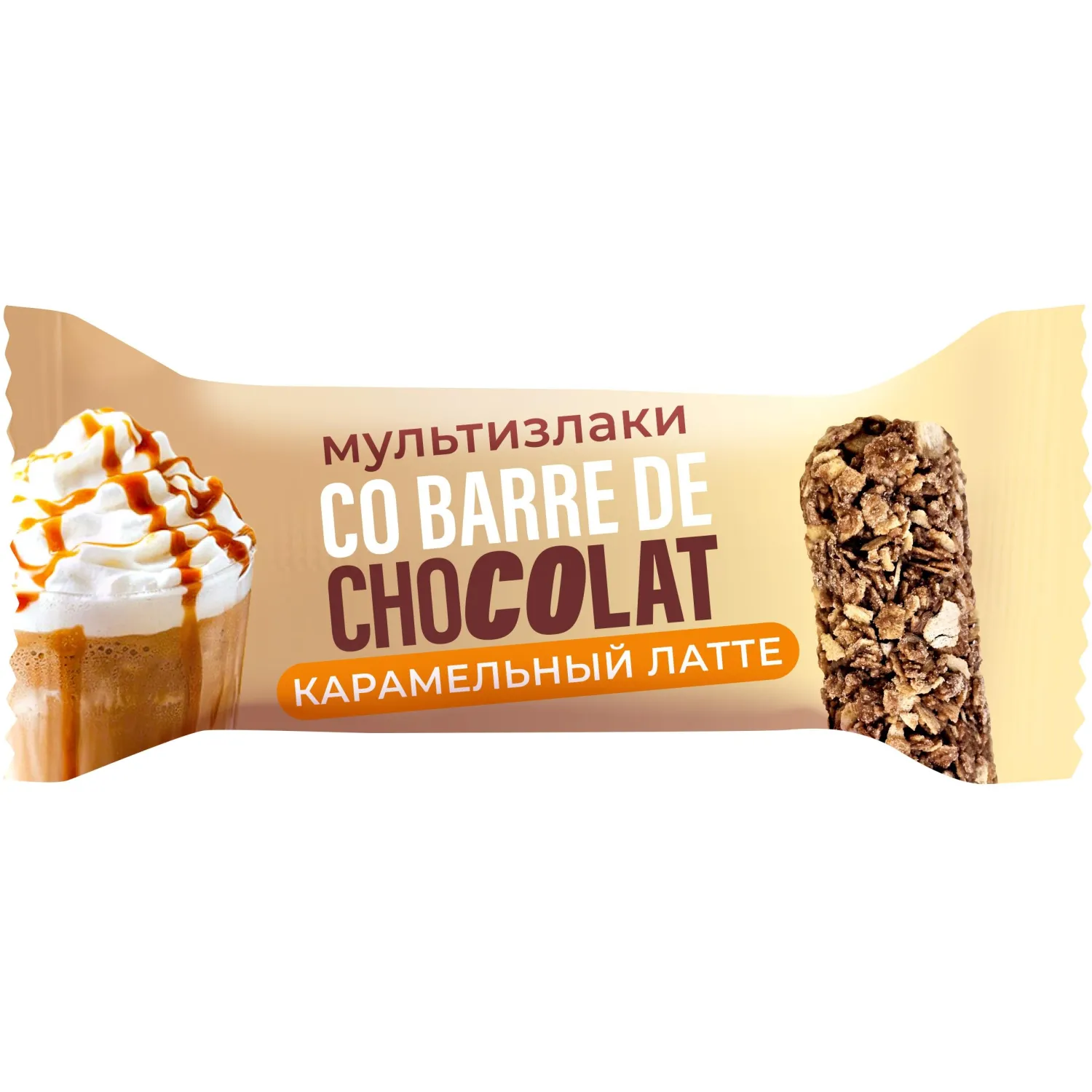 Конфеты мультизлаковые Co barre de Chocolat Карамельный Латте глазир, 900г - фото 2