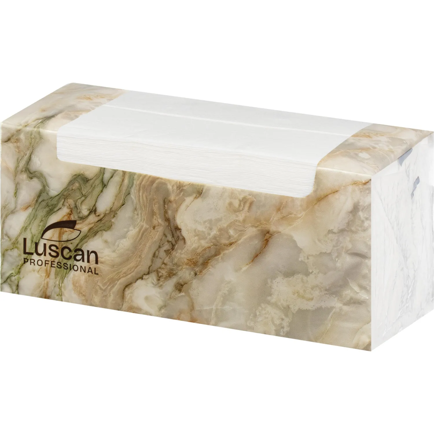 Полотенца бумажные листовые Luscan Professional 1-слойные 250 лист / уп - фото 4