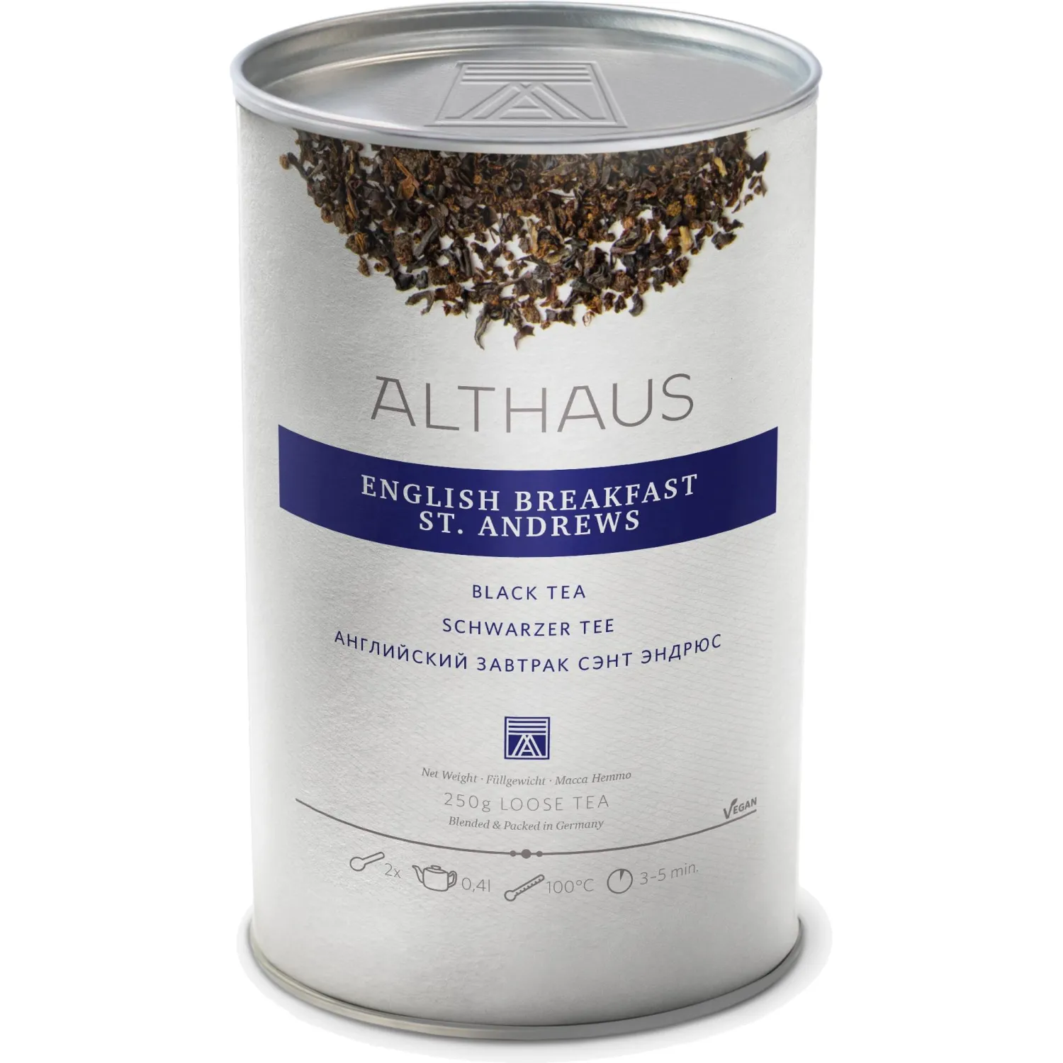 Чай черный листовой Althaus English Breakfast St. Andrews, 250г - фото 1