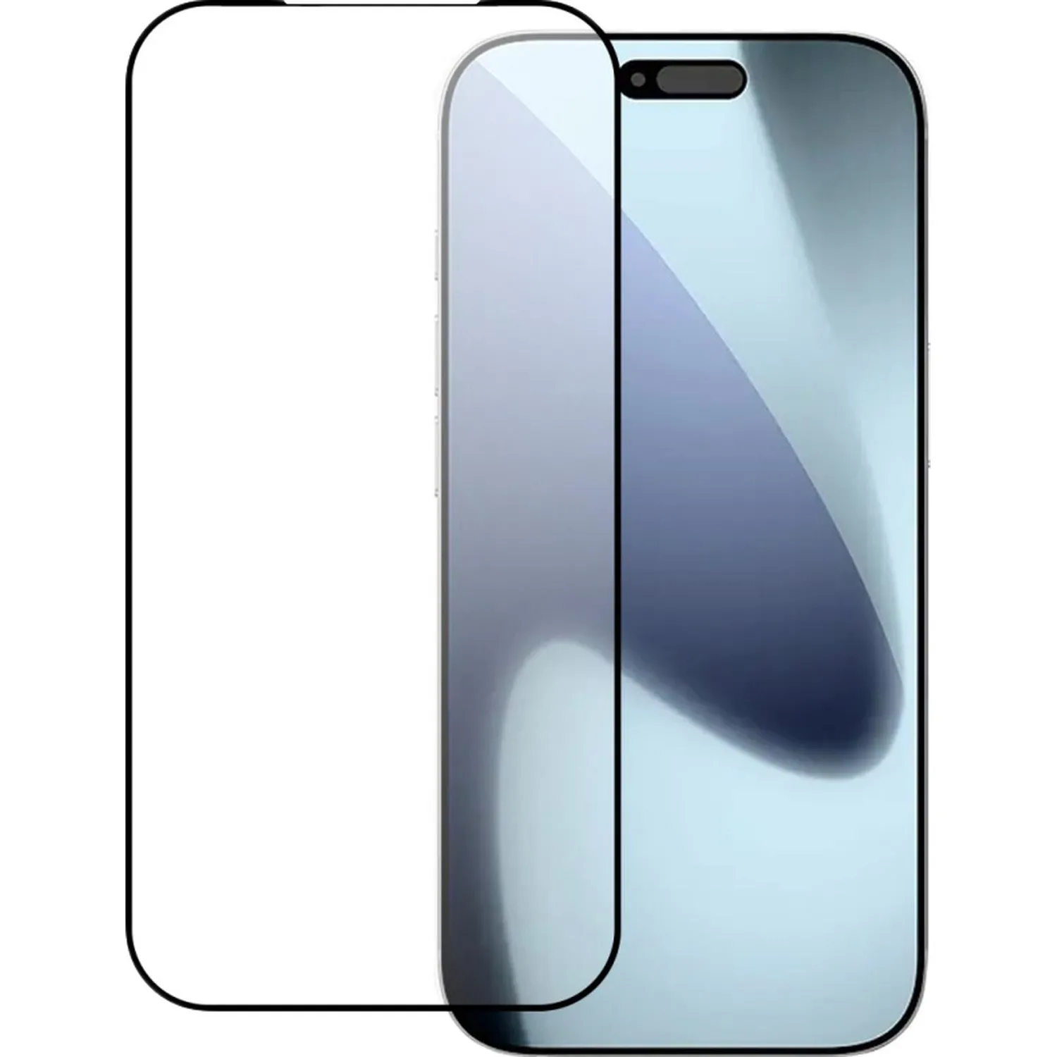 Защитное стекло PERO Full Glue Privacy для iPhone 17 Pro Max, черное - фото 1
