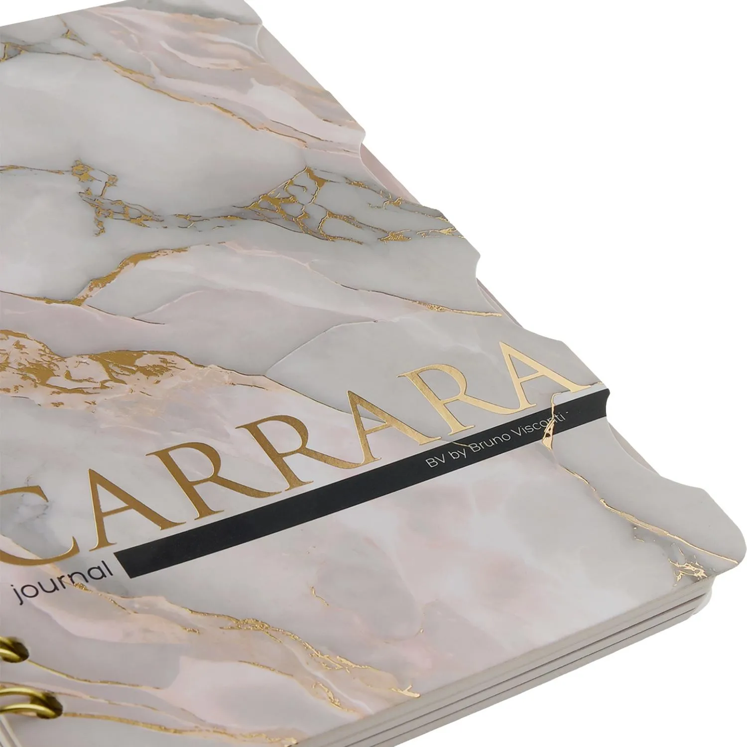 Бизнес-тетрадь BV ART А5+ 120л гребень, с разделителями CARRARA 3-737/12 - фото 4