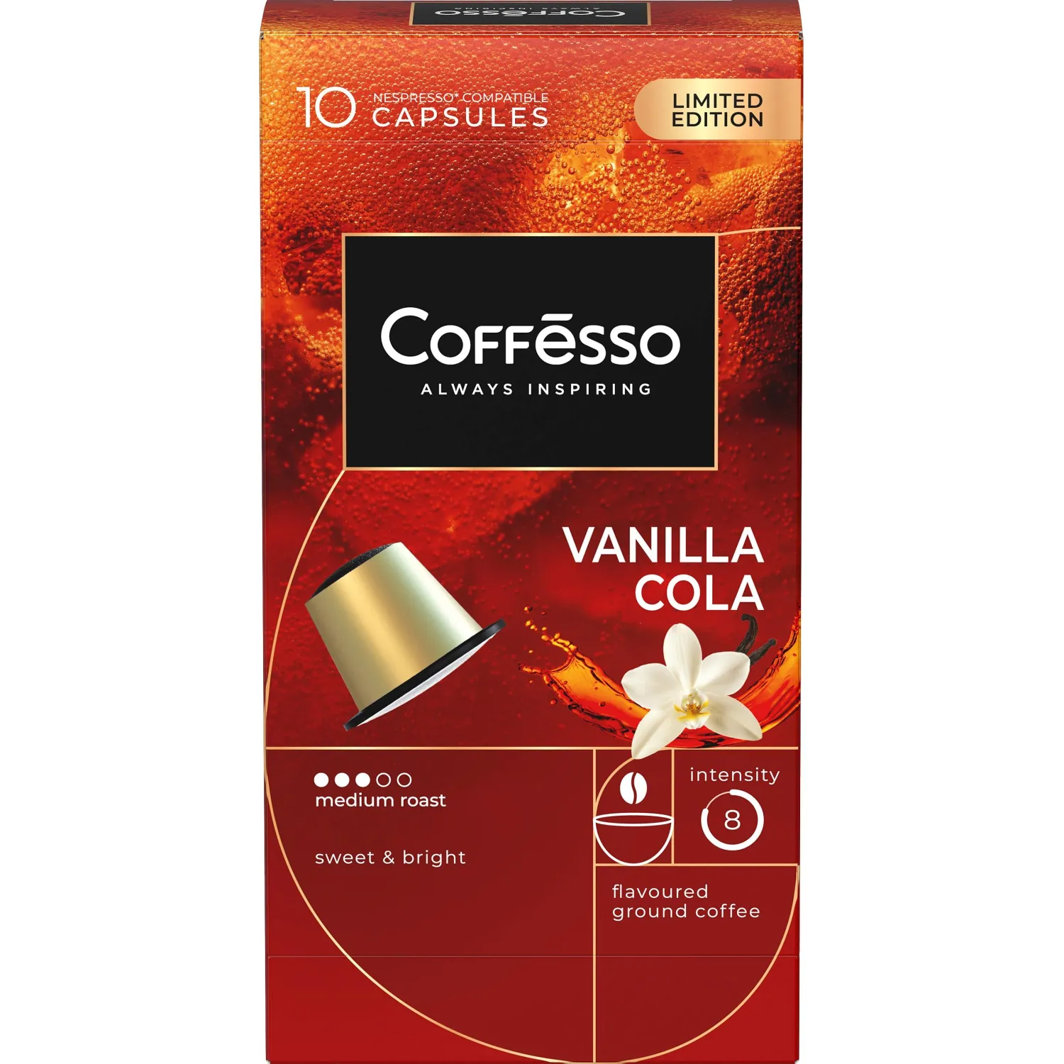 Кофе в капсулах Coffesso Cola vanilla, 10штx5г - фото 5
