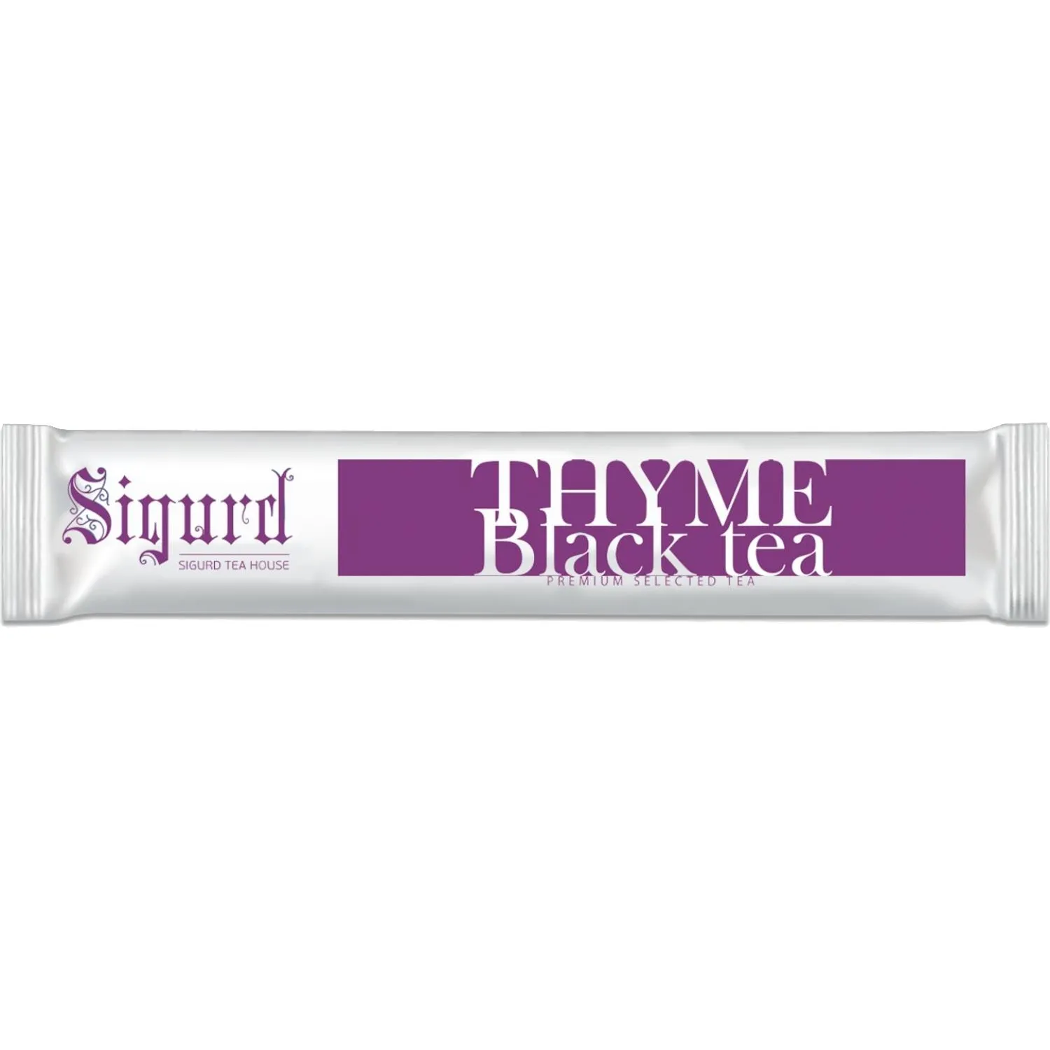 Чай в стиках Sigurd Thyme Black черный с Чабрецом 2гx100шт/уп - фото 2