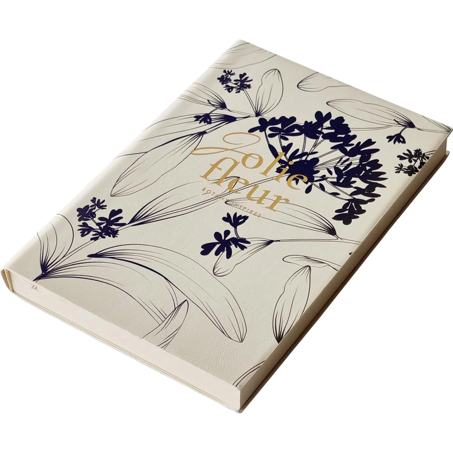 Ежедневник недатированный IF 140x200мм 160л мягк Цветы I1863/ivory - фото 2