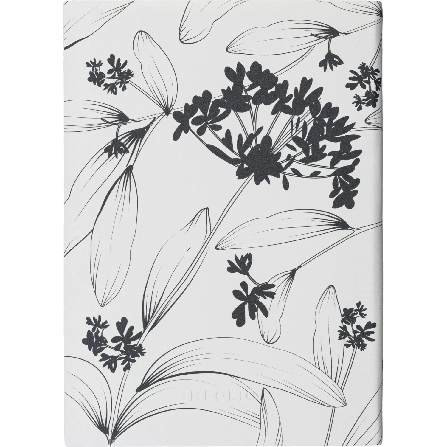 Ежедневник недатированный IF 140x200мм 160л мягк Цветы I1863/ivory - фото 11