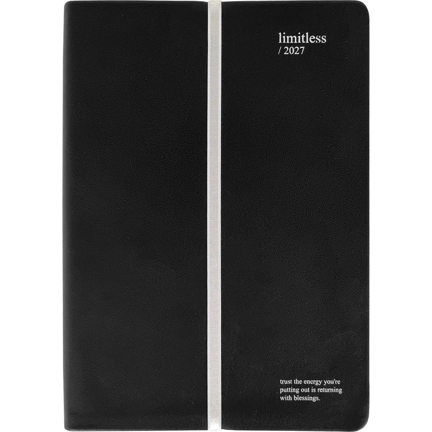 Ежедневник датированный 2027 IF 140x200 176л мягк рез Безгранич I1927/black - фото 1