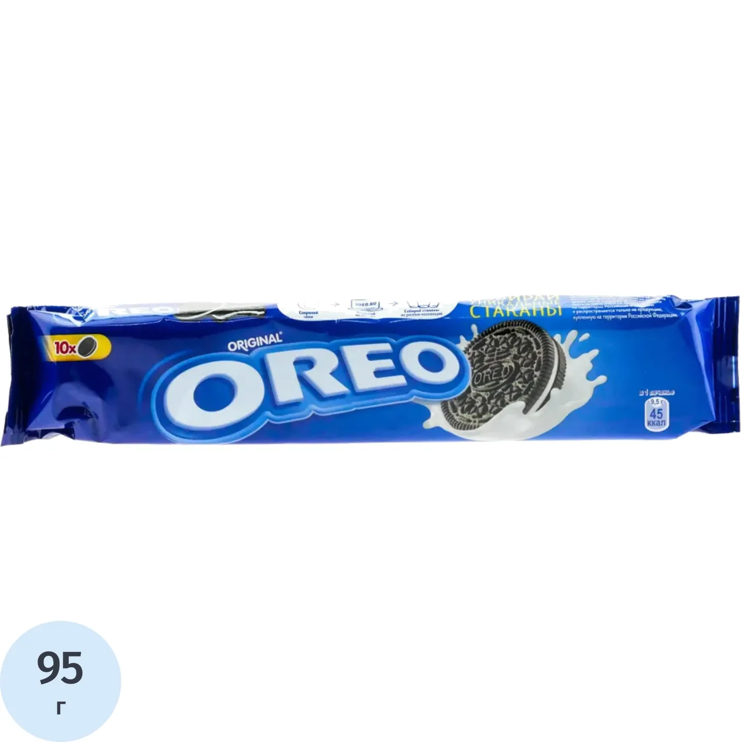 Печенье OREO с какао и начинкой с ванильным вкусом, 95гх28шт/уп - фото 1