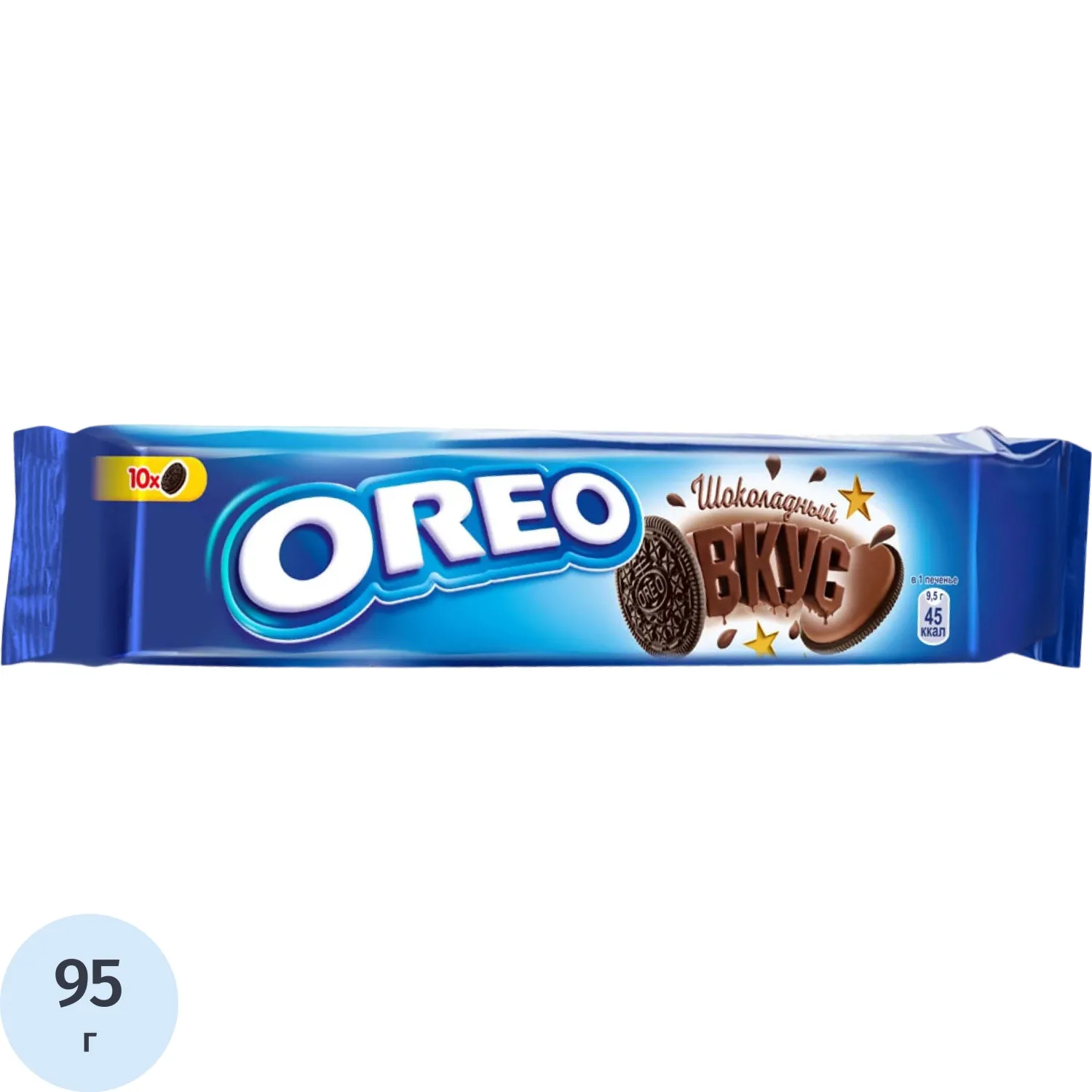 Печенье OREO с какао и начинкой со вкусом шоколада, 95гх28шт/уп - фото 1