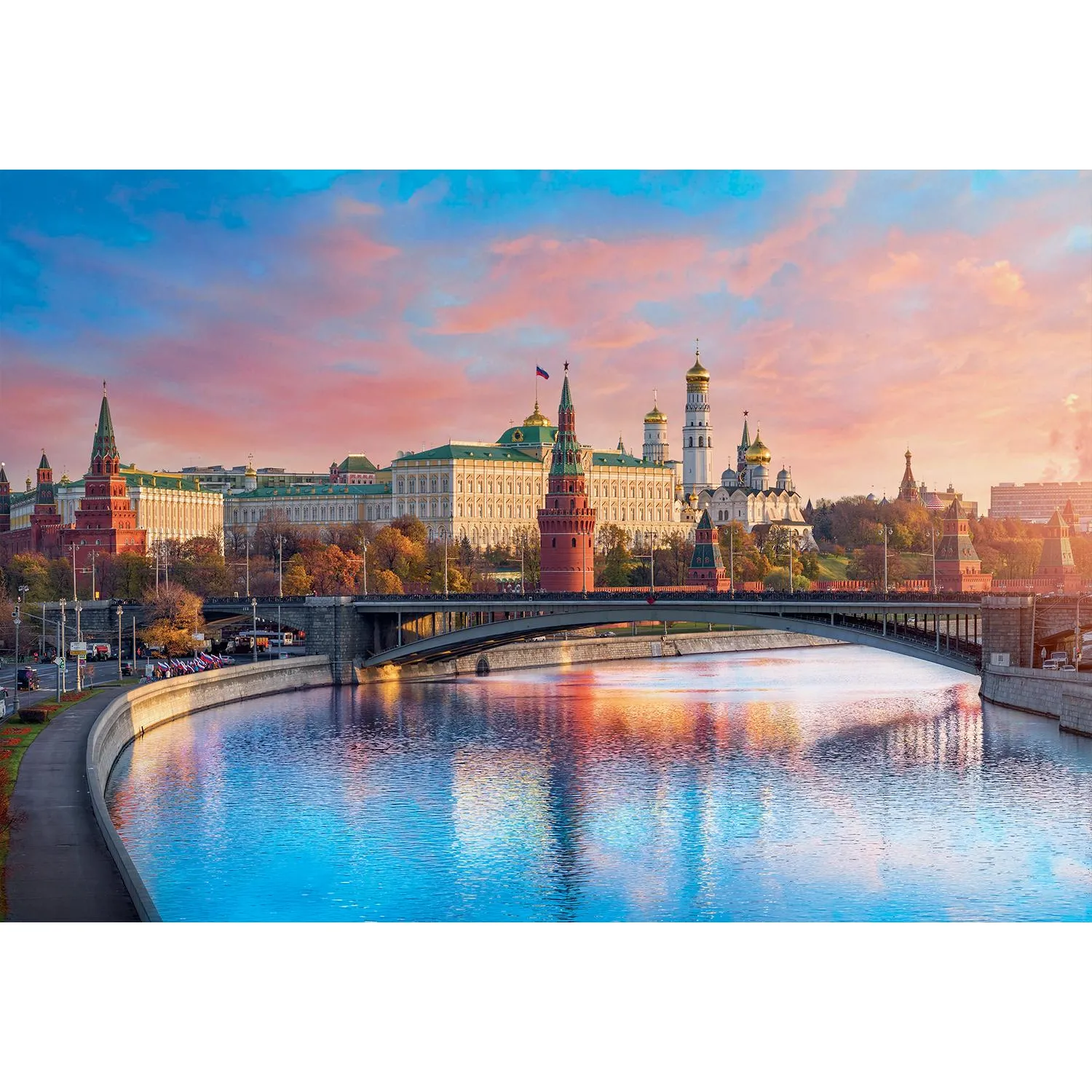 Календарь настенный 3-х блочный 2027 Attache Премиум Москва 330х705мм - фото 2