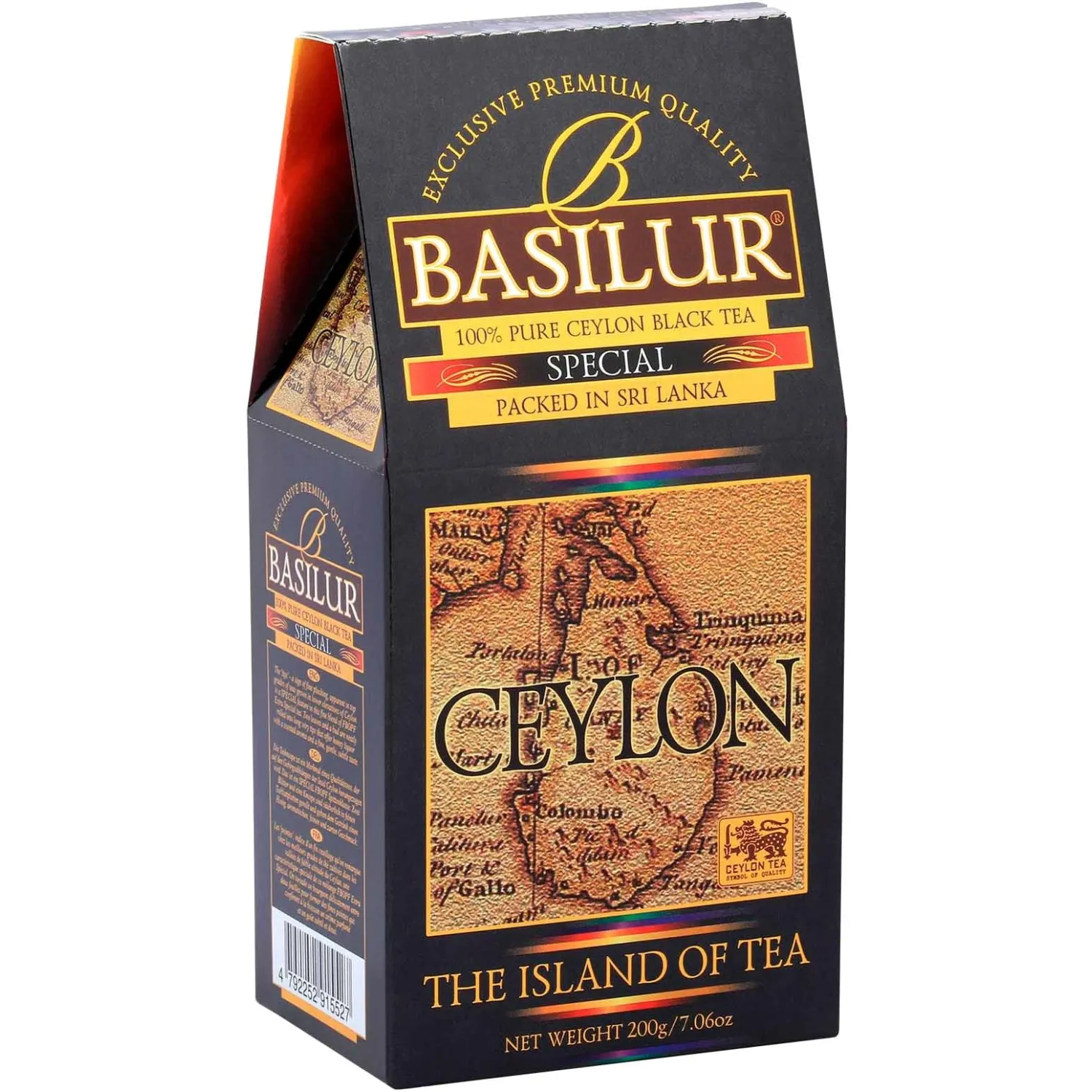 Чай Basilur Чайный остров цейлон Особый листовой черный, 200г - фото 1