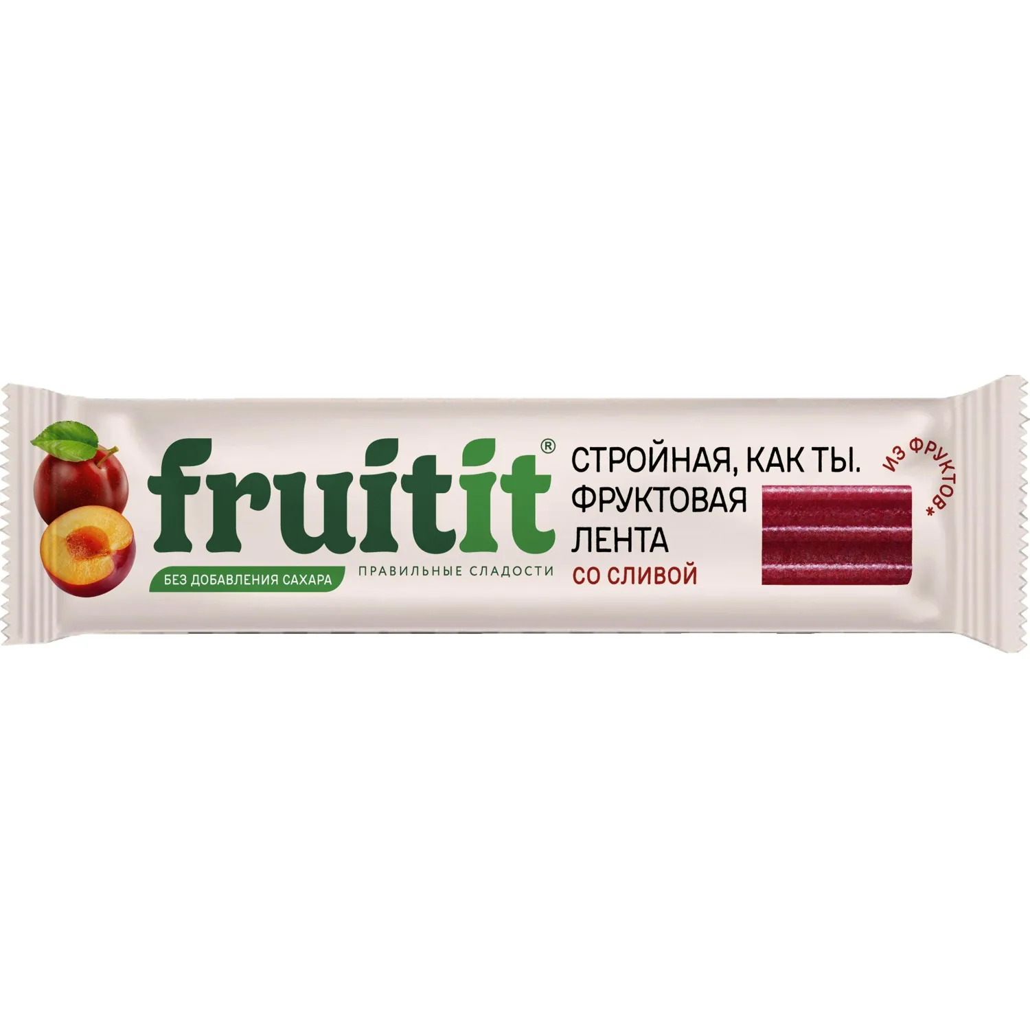 Пастила  FRUIT IT фруктовая лента со сливой 3+, 25гх26шт/уп - фото 2