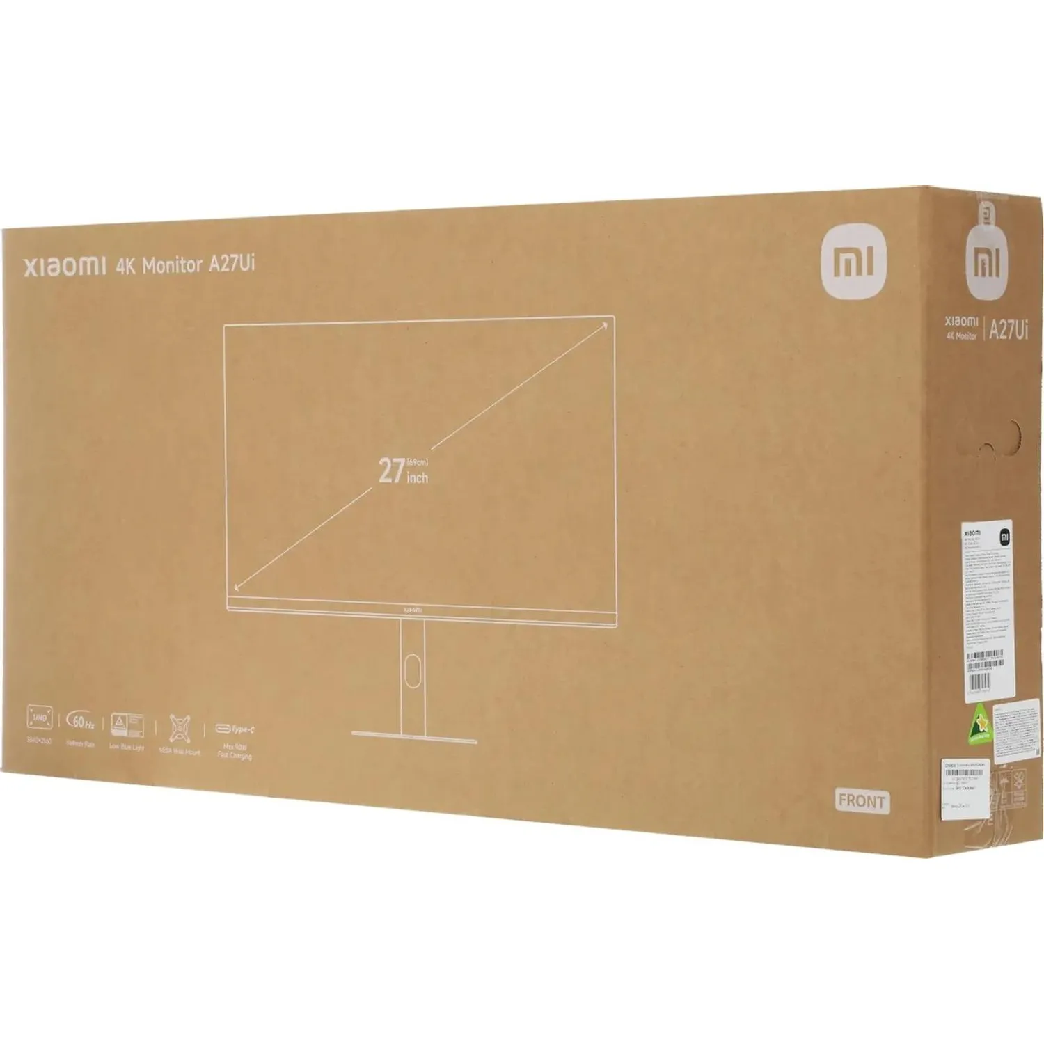 Монитор Xiaomi 4K Monitor A27Ui 2026 IPS/3840х2160/60Hz/HDMI/DP/USB-С(90W) - фото 16