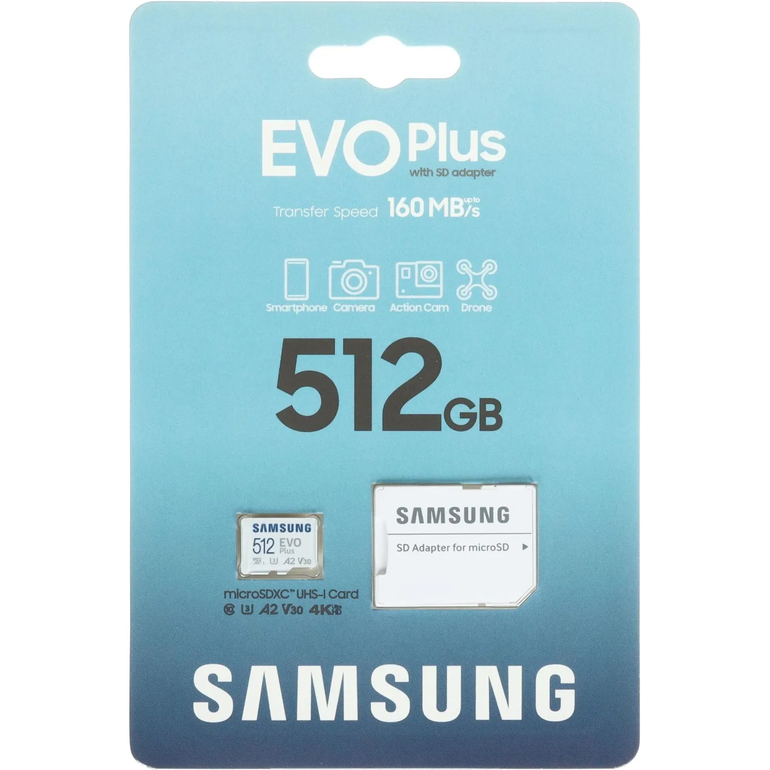 Карта памяти Samsung EVO Plus microSD 512GB MB-MC512SA/KR, 2026 - фото 3