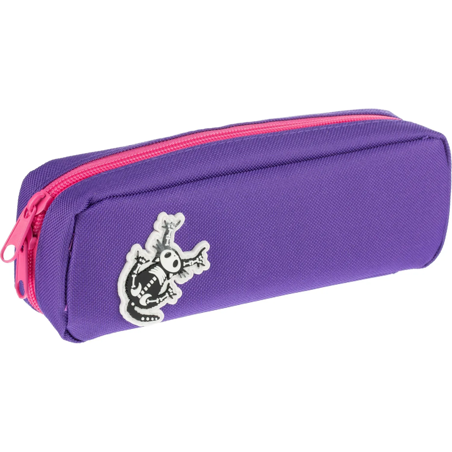 Пенал VIOLET STYLE, фиолетовый,три отделения(корпусный),21х7х5,ПН-0917 - фото 1