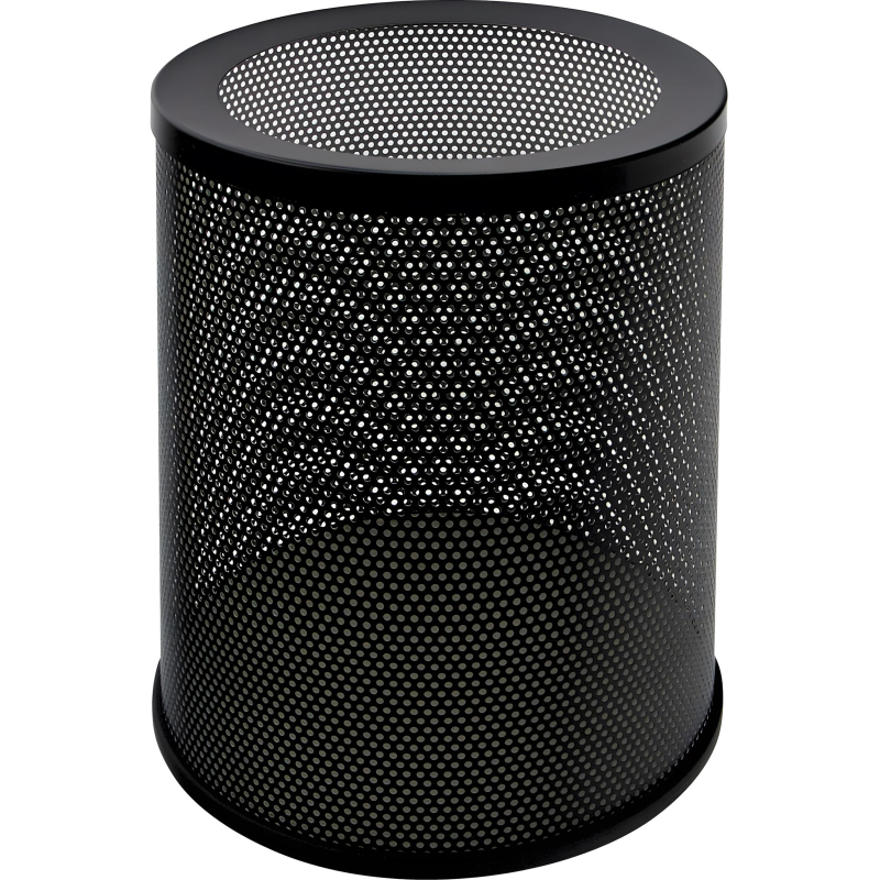 Корзина для мусора 16л К250 низ.перф.черн. Корзина для мусора 16л К250 низ.перф.черн. - фото 1