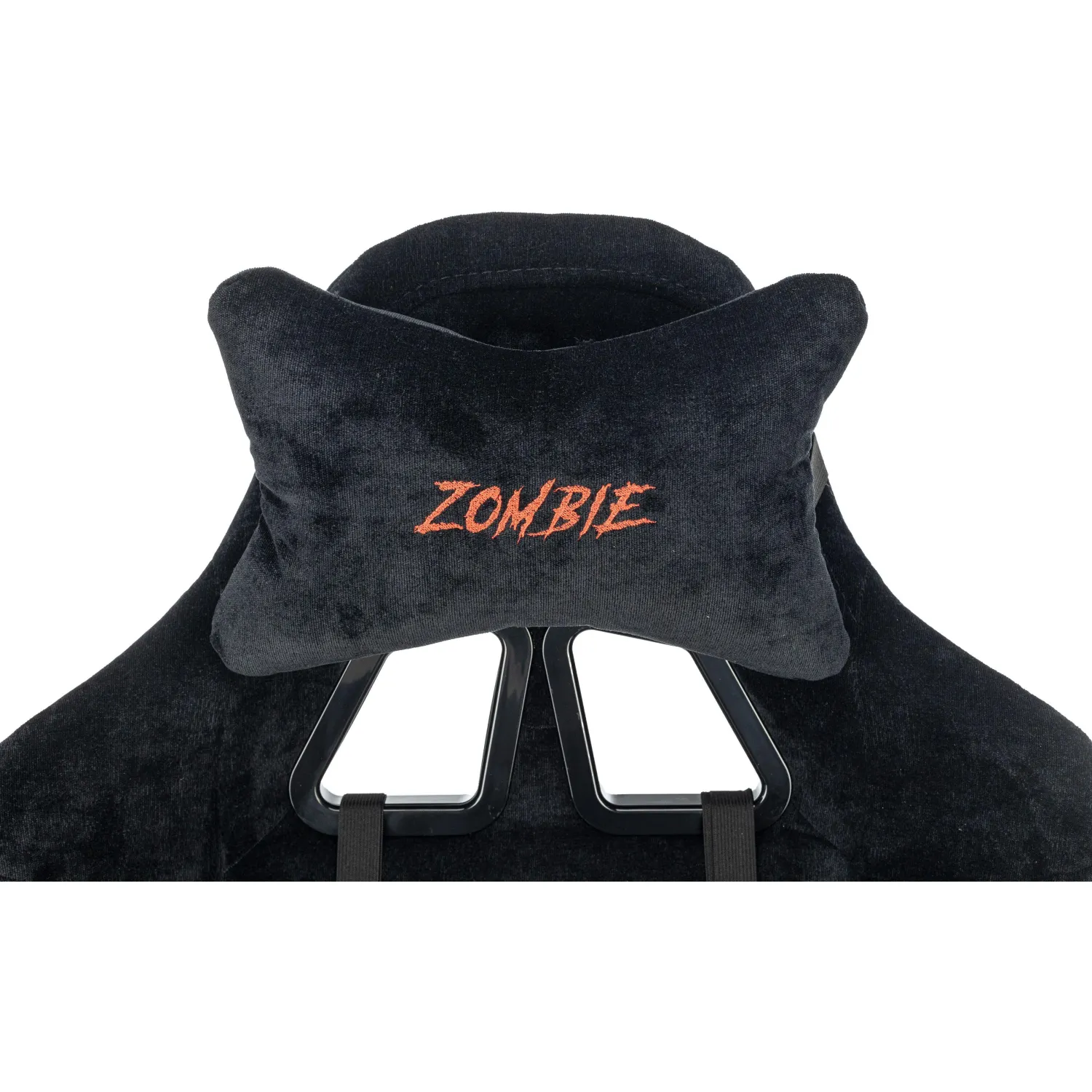 Кресло Zombie игровое Instinct черный Light-20 с подголов. крестов. пластик - фото 10