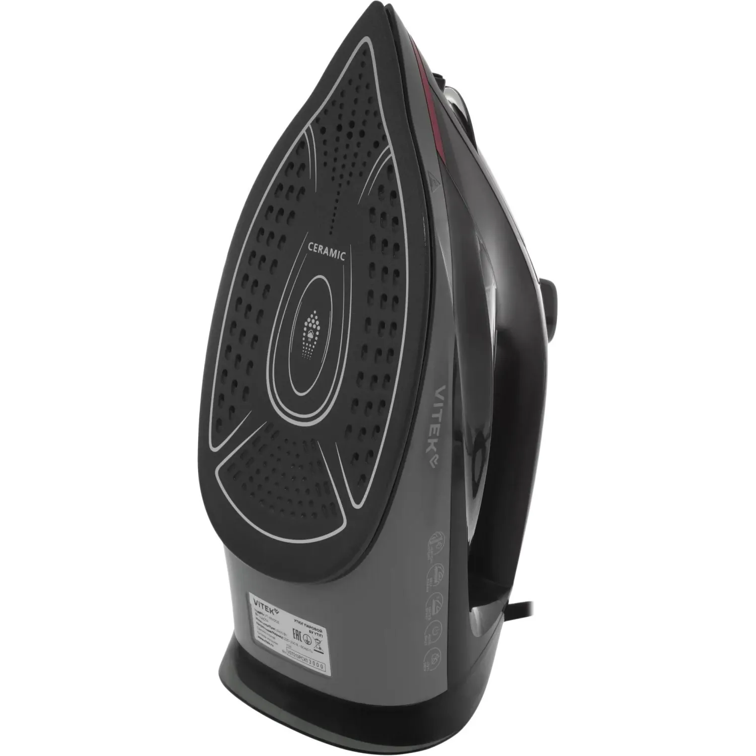 Утюг Vitek VT-IRN1203 2400Вт черный - фото 2