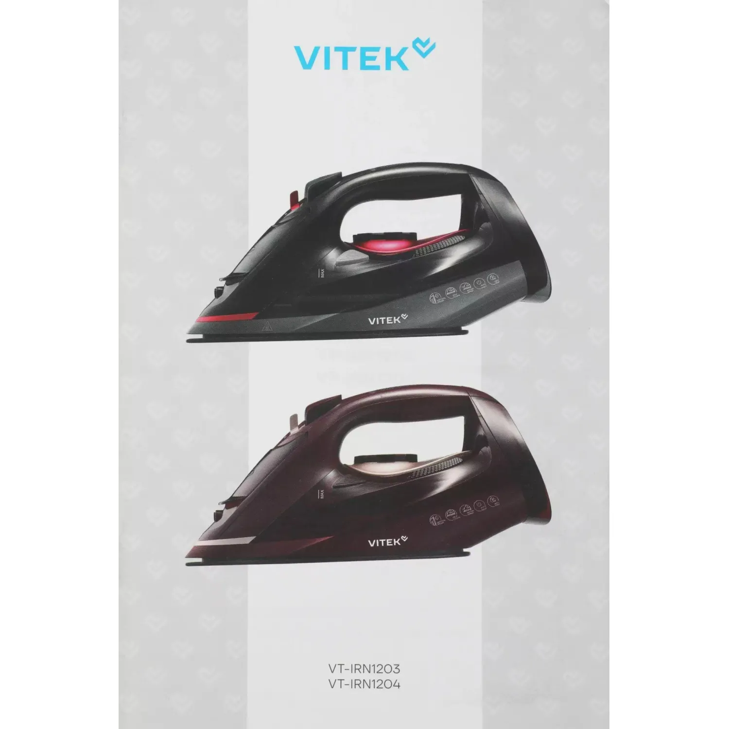 Утюг Vitek VT-IRN1203 2400Вт черный - фото 14