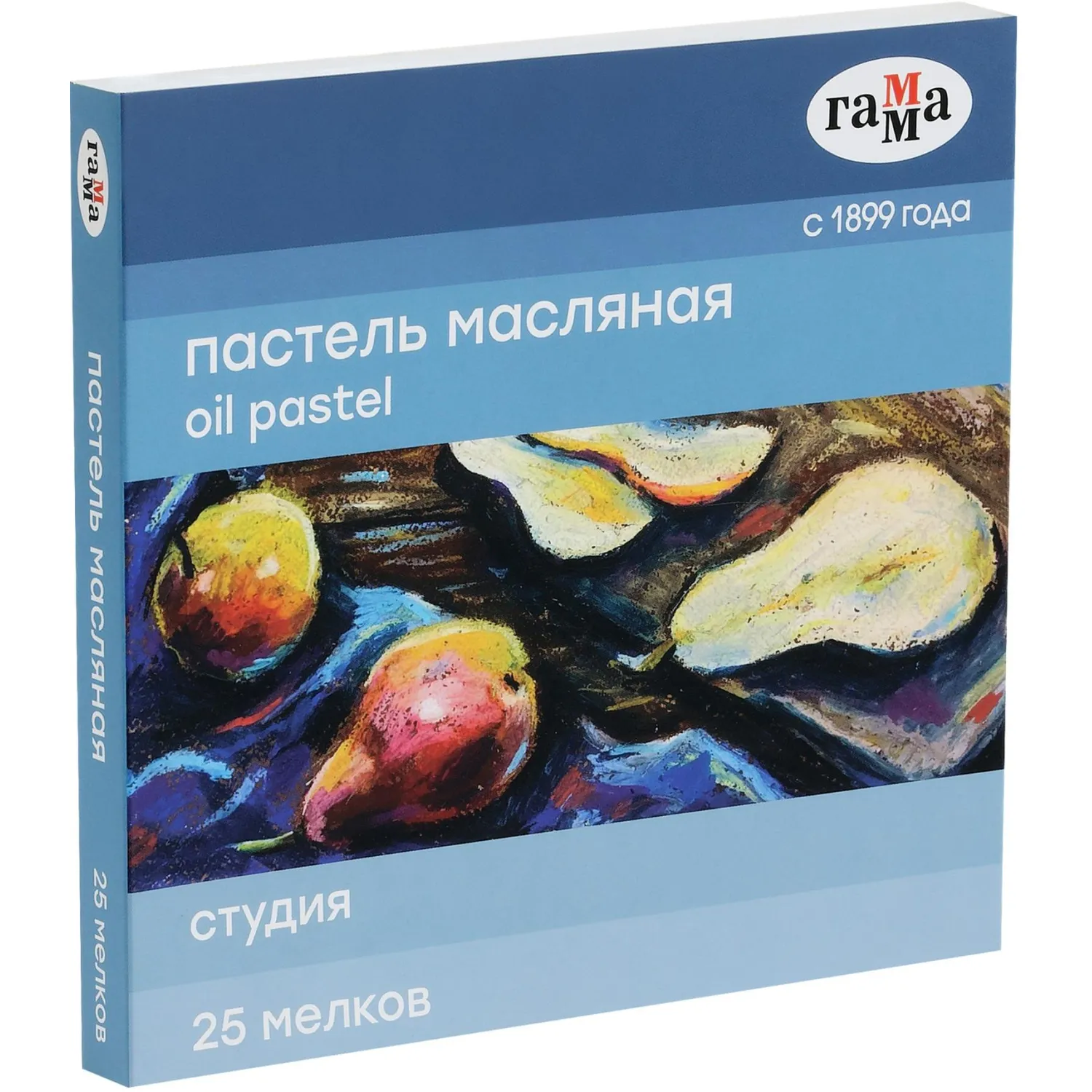 Пастель масляная Гамма Студия,наб,25 мелков, картон. Упаковка,290920201 - фото 1