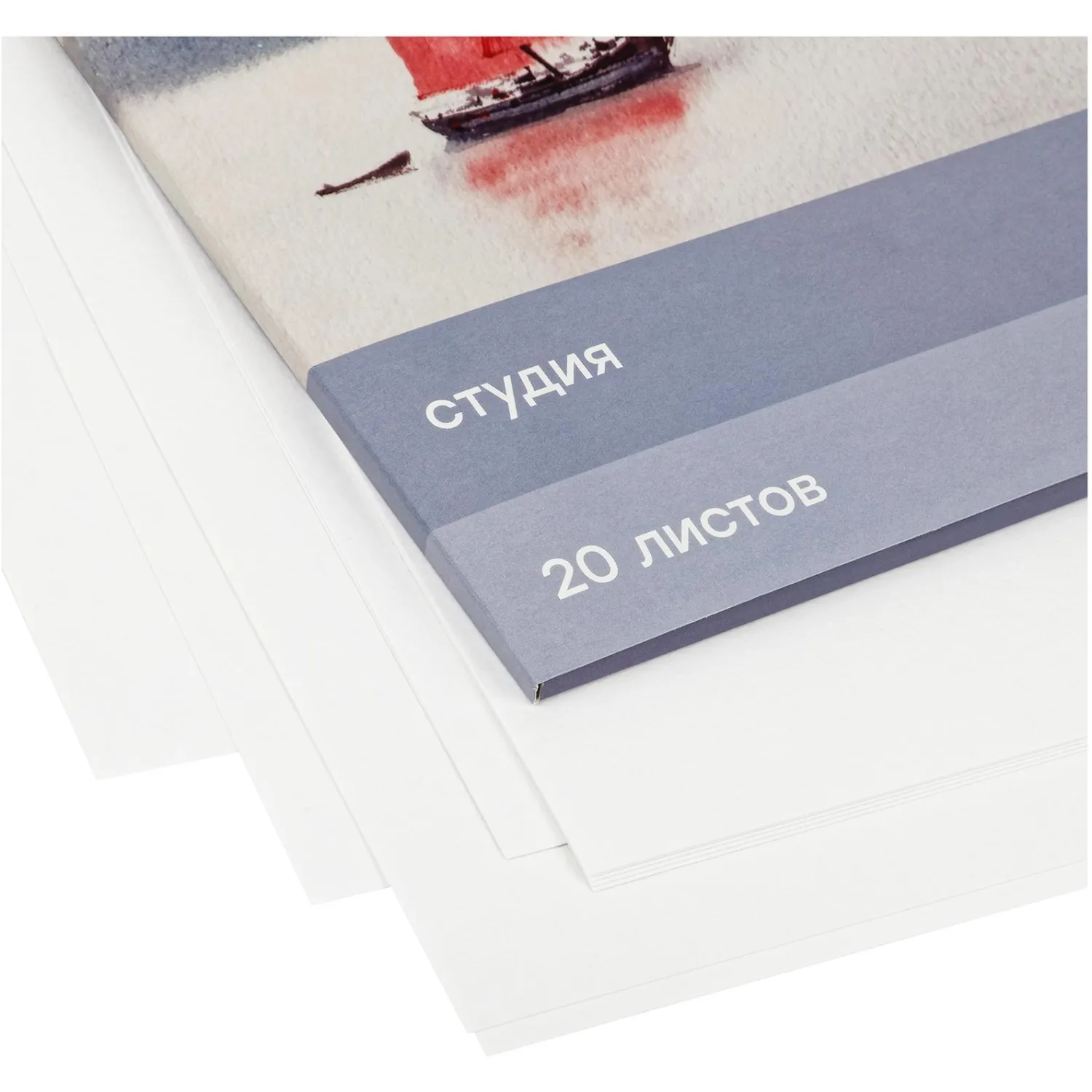 Папка для акварели,20л.А3,ГаммаСтудия200г/м2,среднее зерно,30C03F720W - фото 5