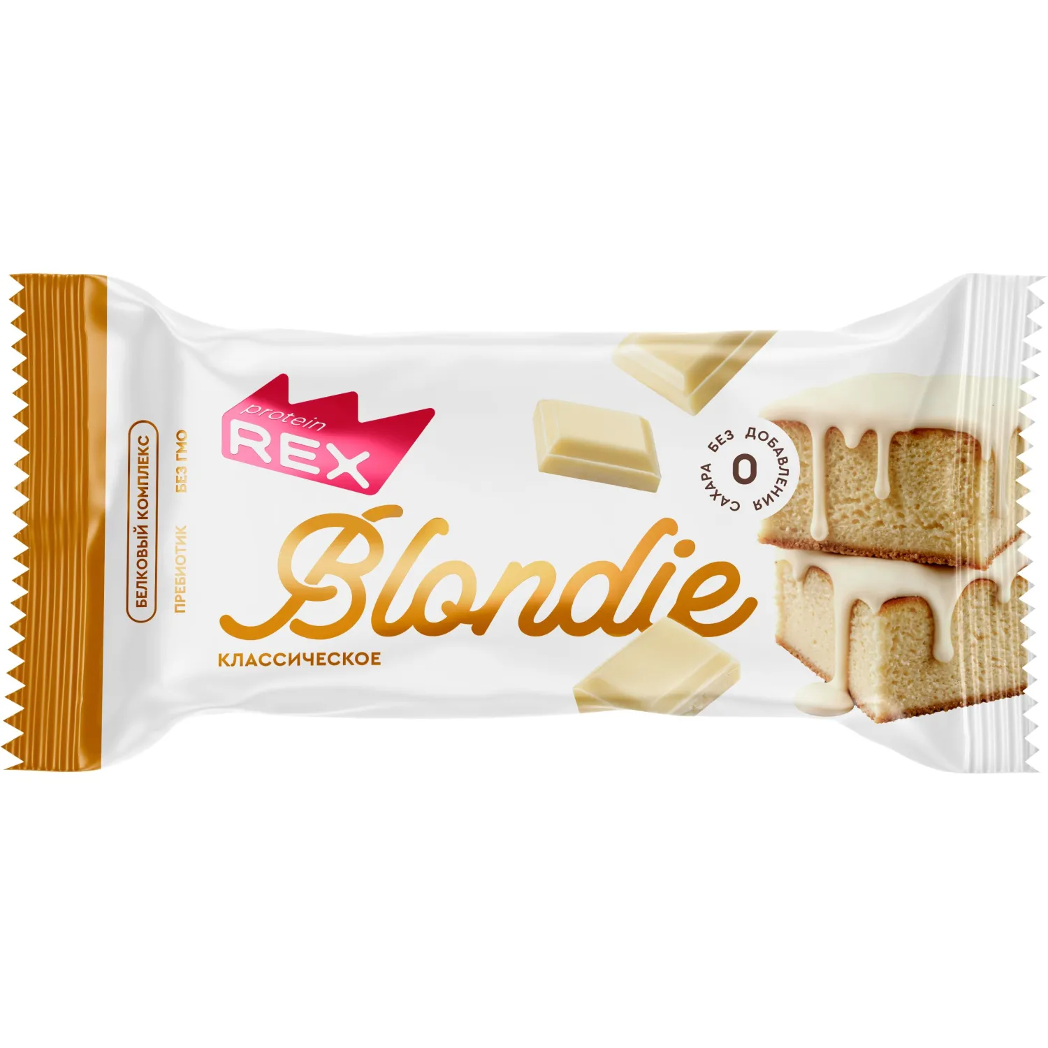 Пирожное ProteinRex протеиновое Блонди классическое, 50гx12шт/уп - фото 2